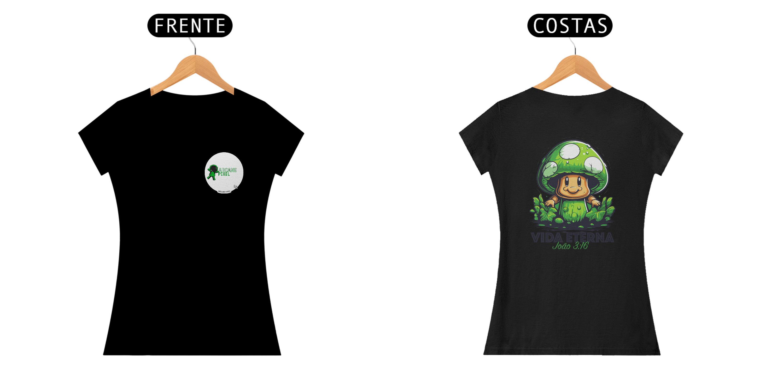 Nome do produto: CAMISETA T-SHIRT STANDARD BABY LONG - VIDA ETERNA