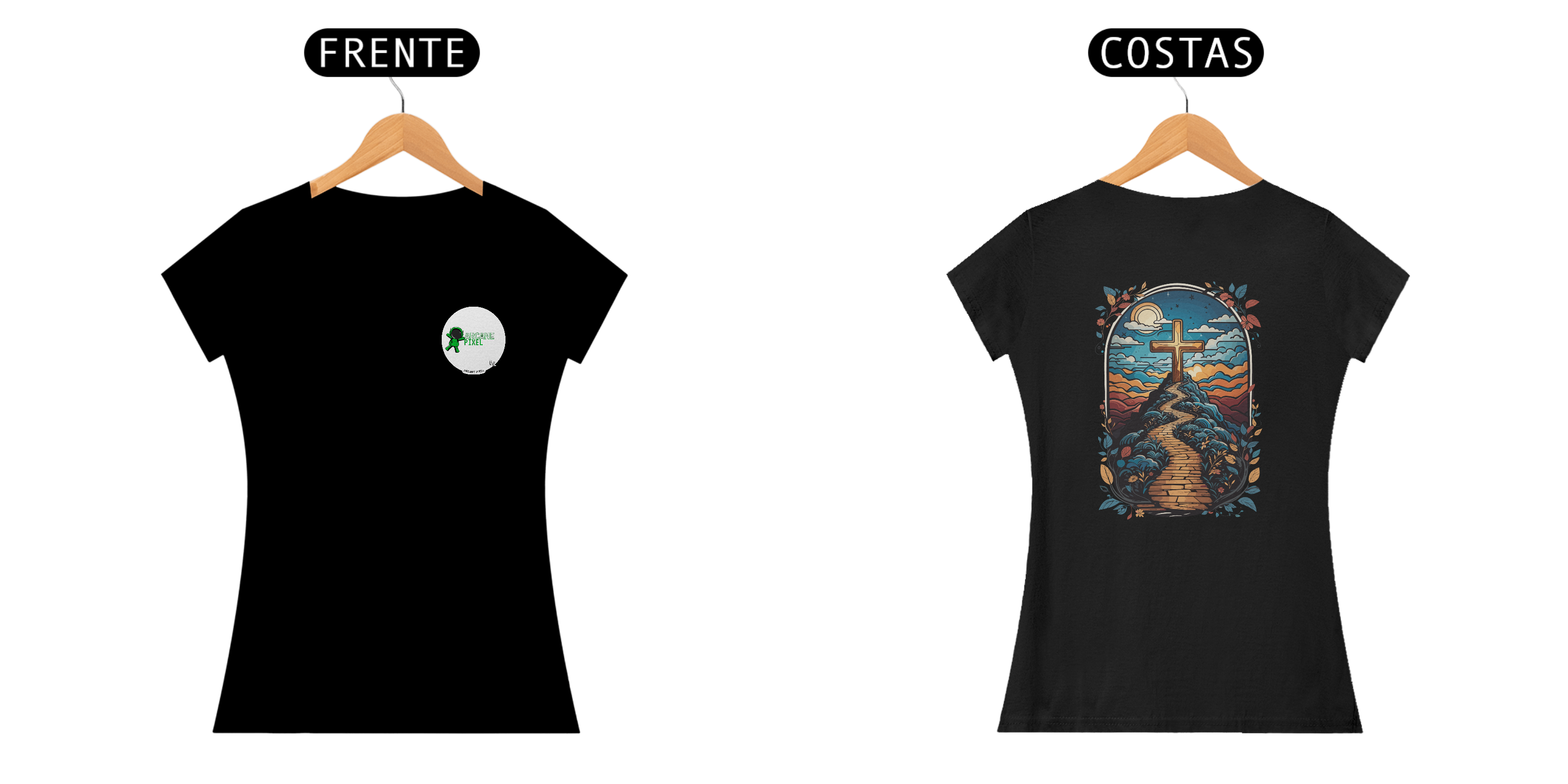 Nome do produto: CAMISETA T-SHIRT BABY LONG PRIMIER - CRUZ