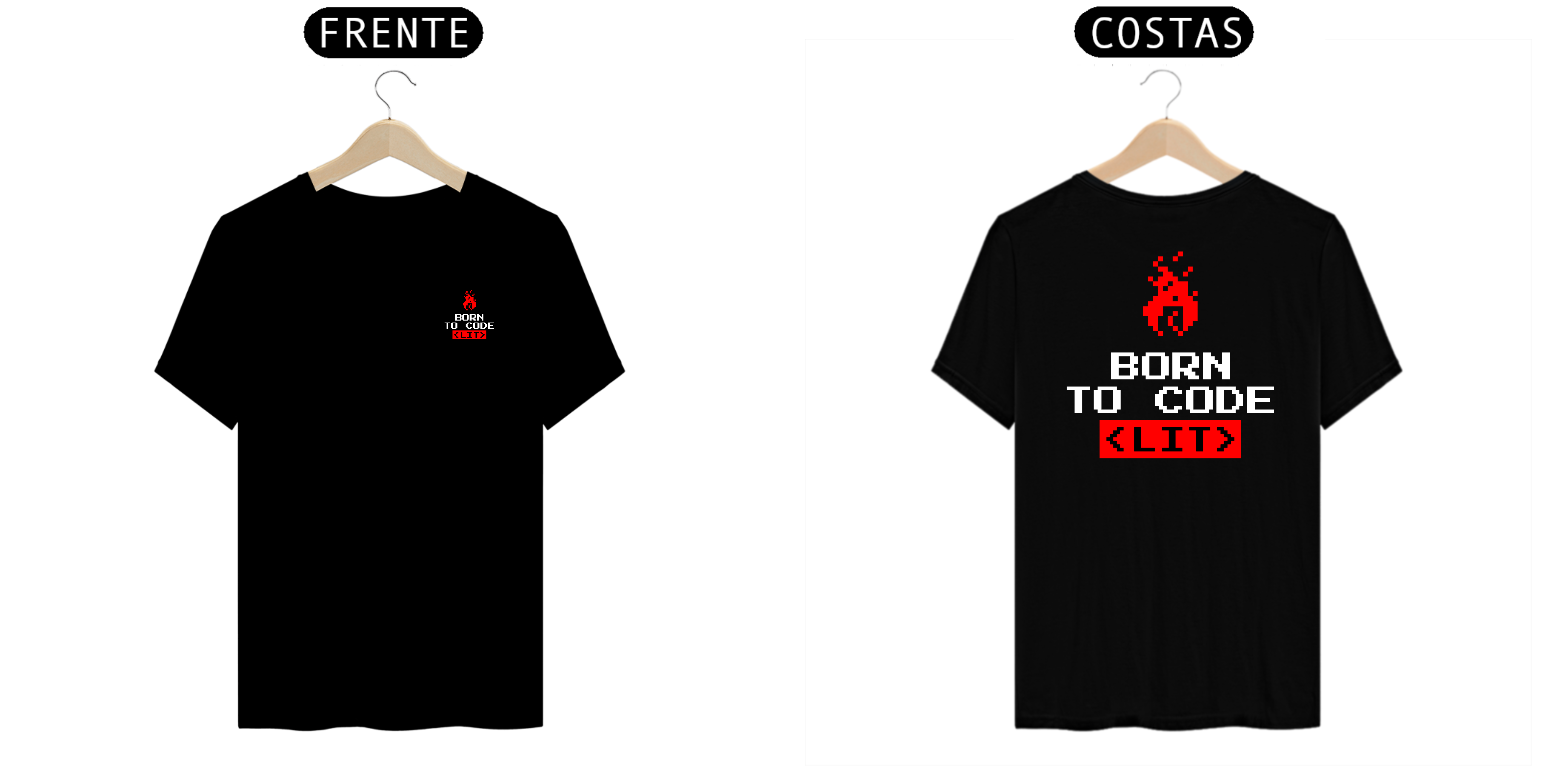 Nome do produto: Born To Code - Pixel