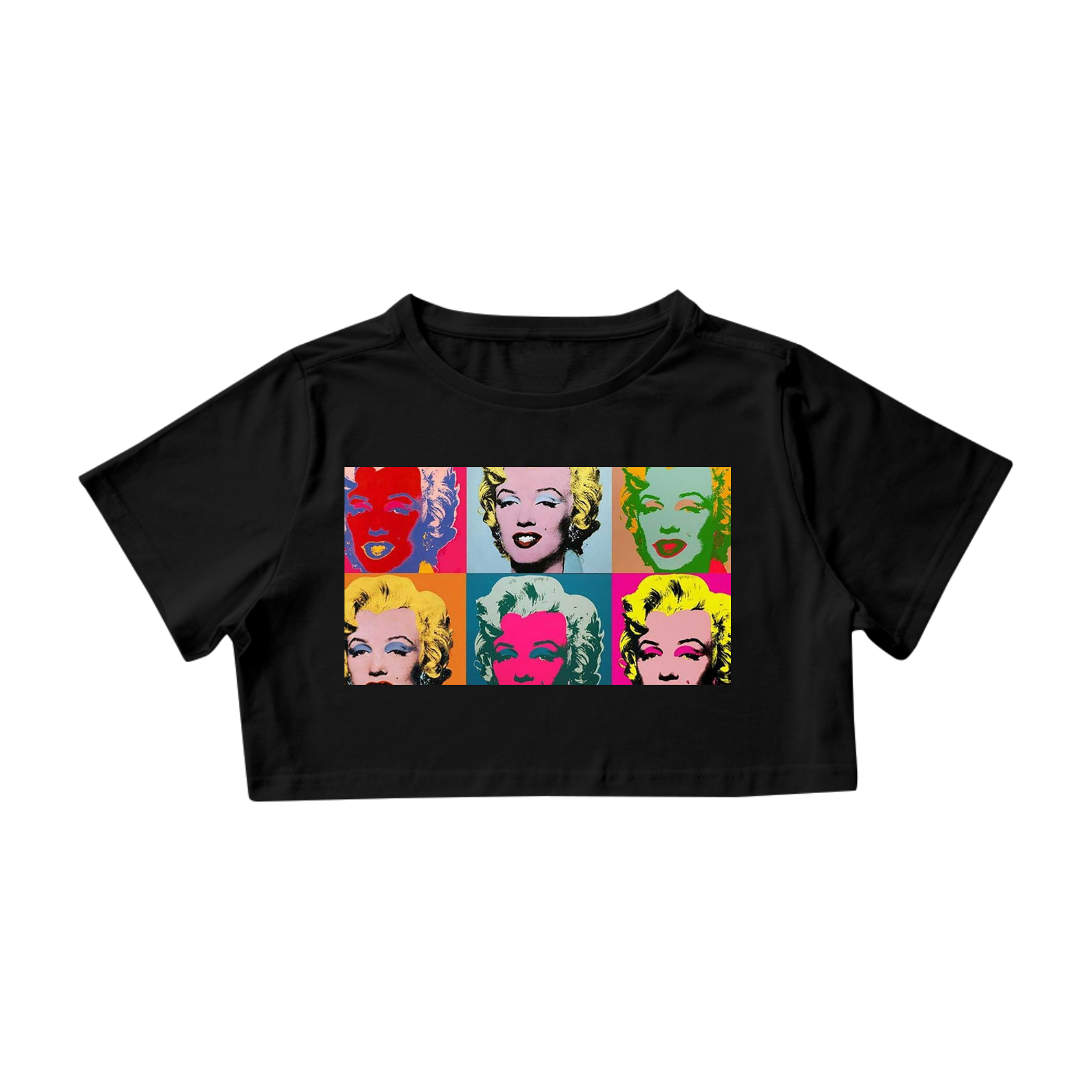 Nome do produto: cropped feminino pop arte