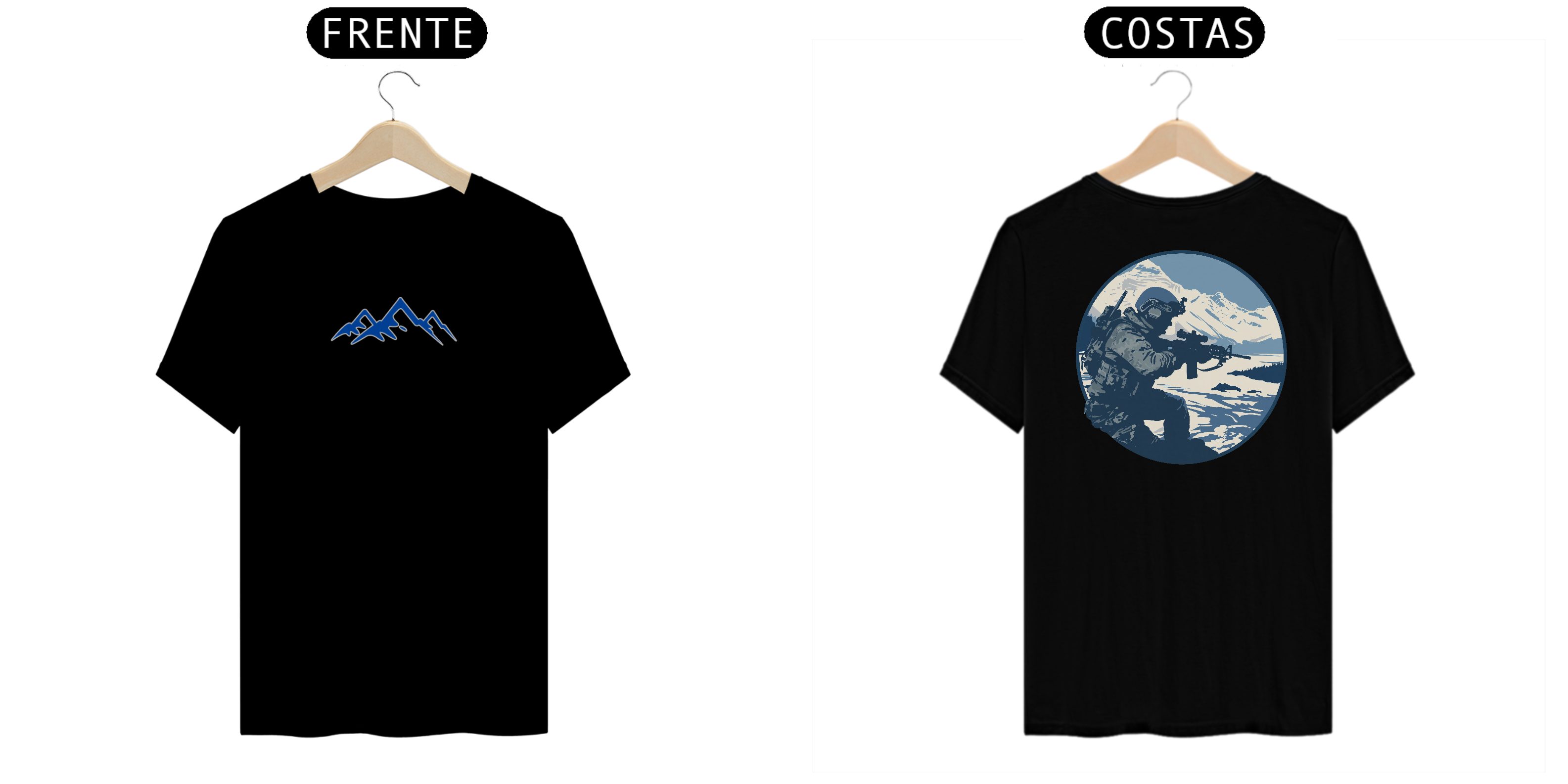 Nome do produto: Camiseta Snow Mountain Soldier