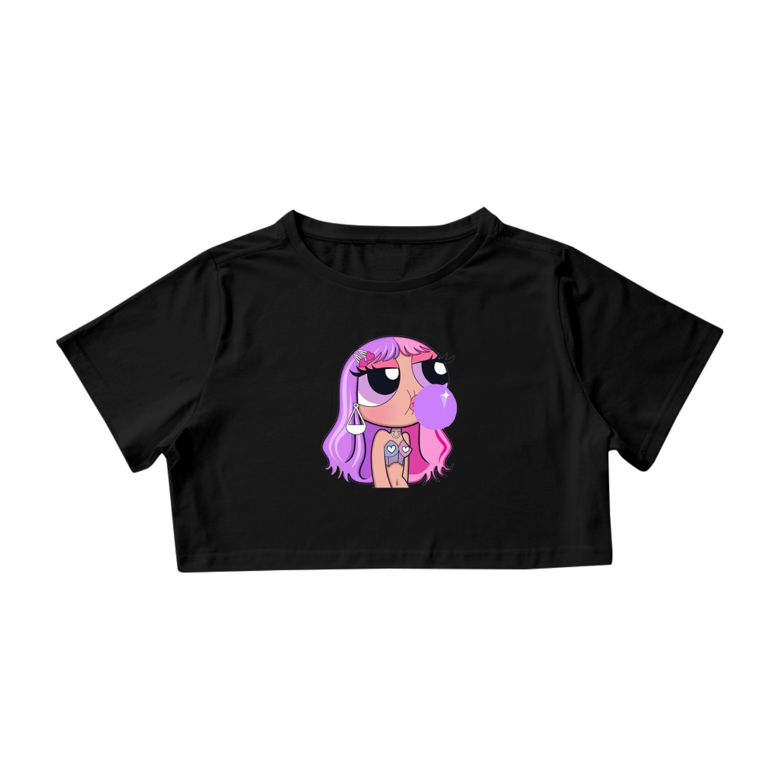 Nome do produto: Cropped Bubbaloo Rosa