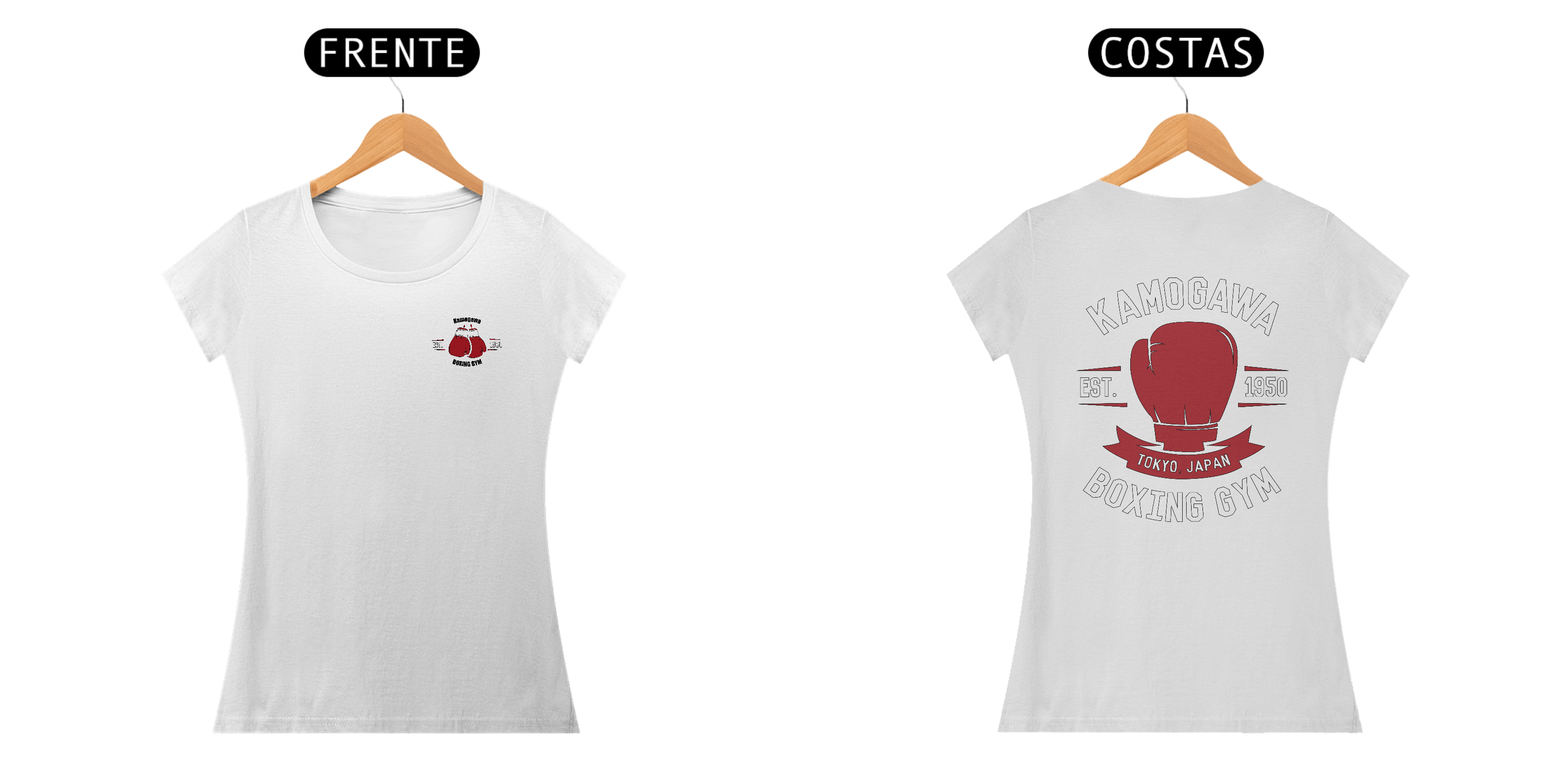 Nome do produto: Camiseta Kamogawa boxing Branca Feminina