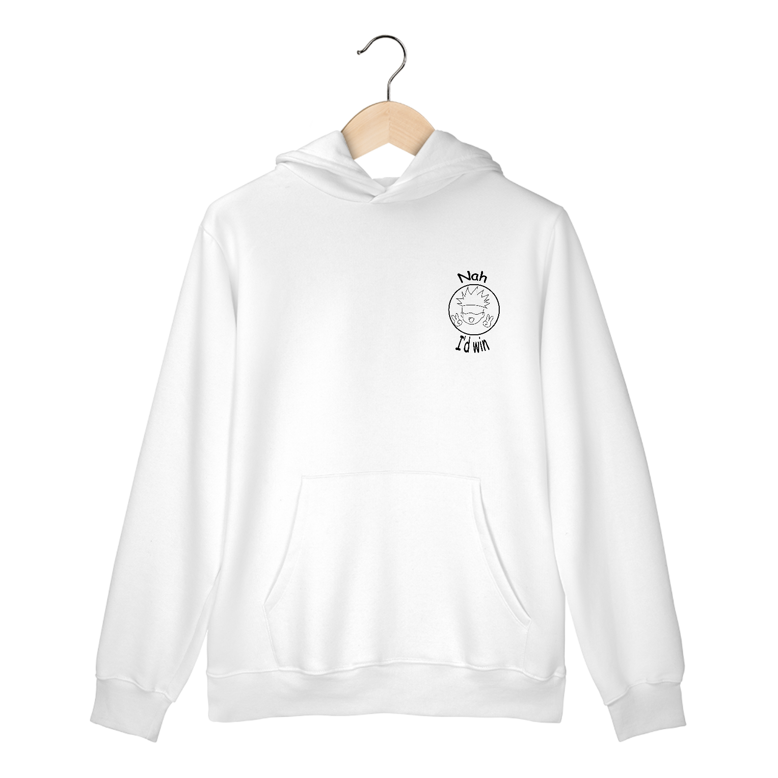 Nome do produto: Gojo moletom canguru branco