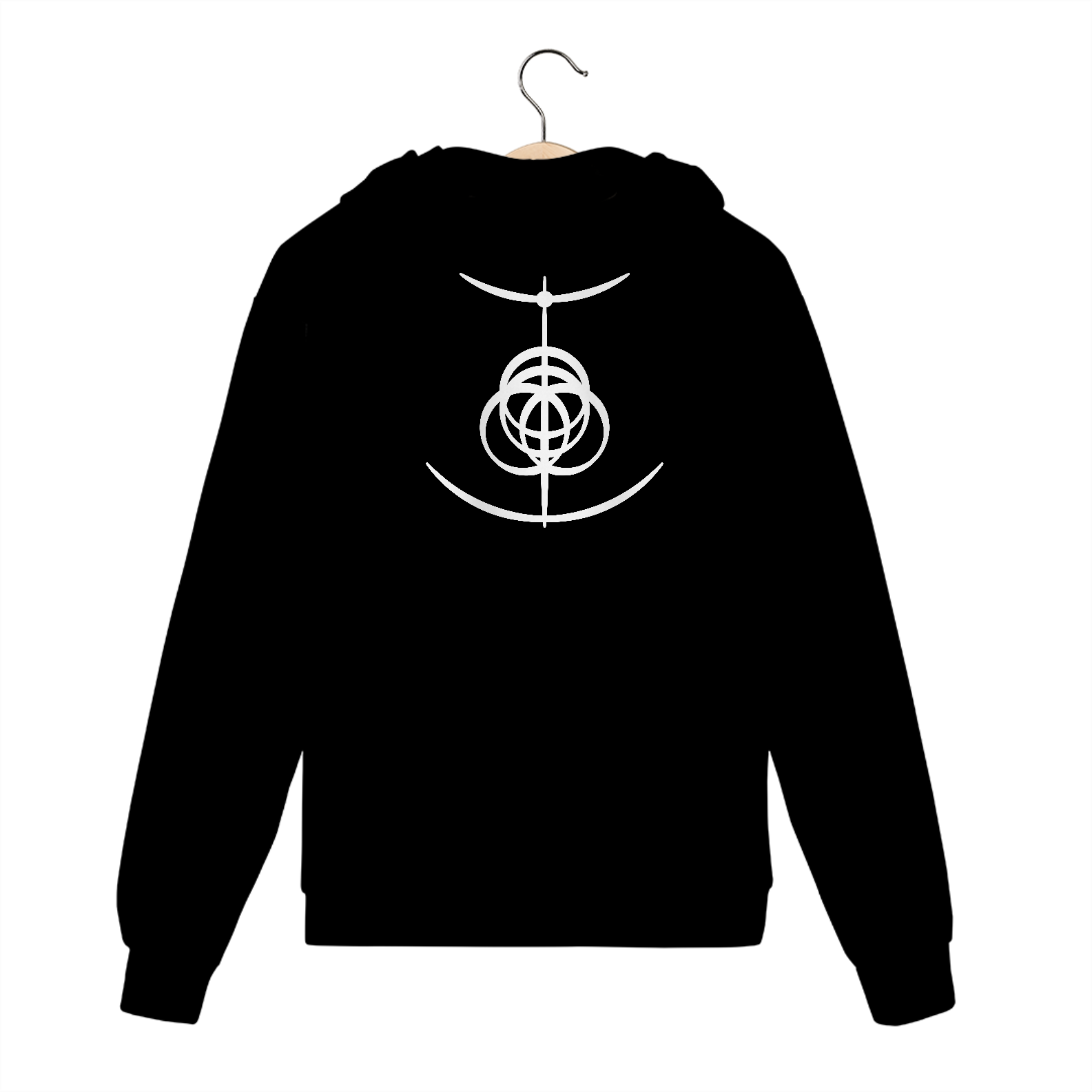 Nome do produto: Elden Ring moletom ziper preto/cinza