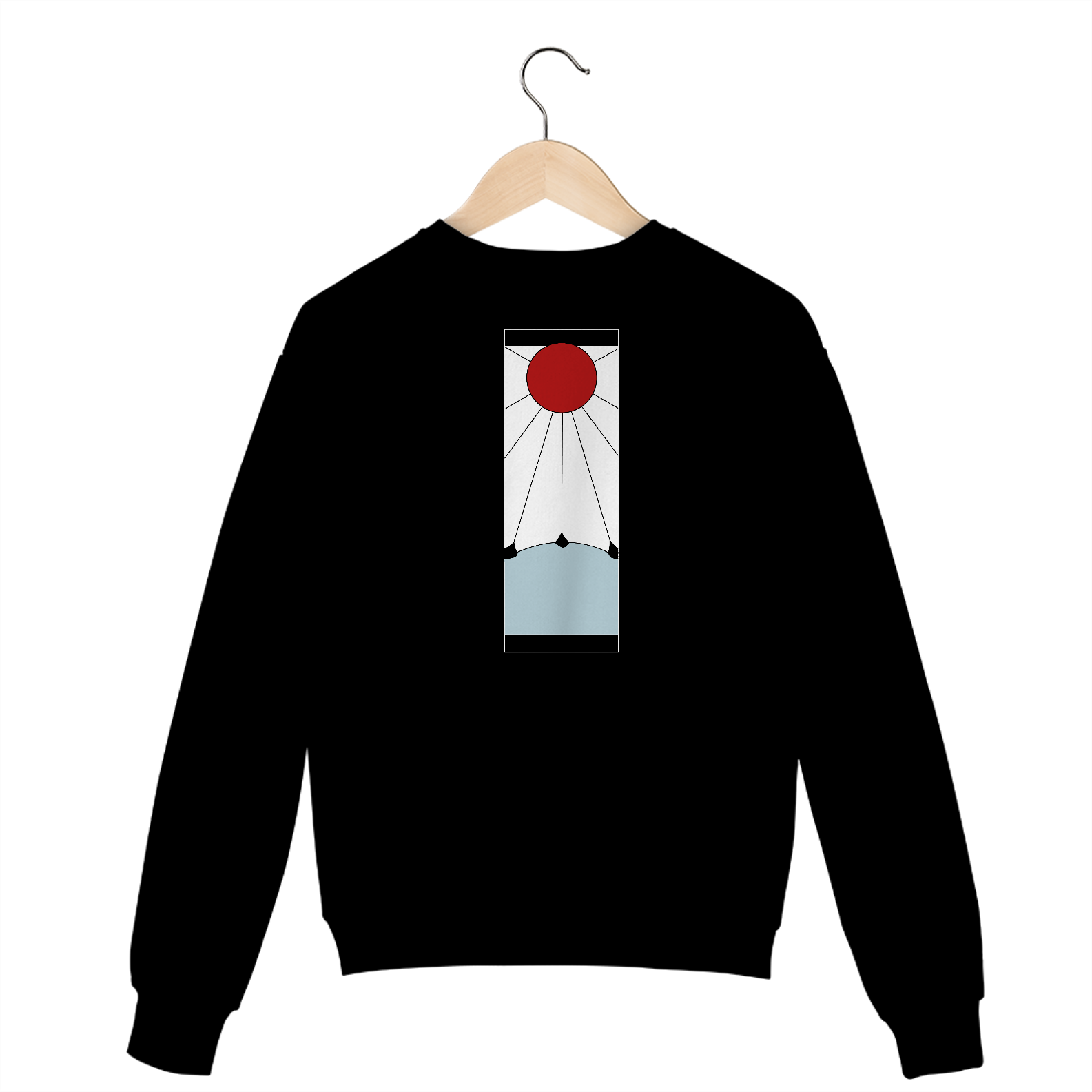 Nome do produto: Hanafuda Moletom fechado preto 