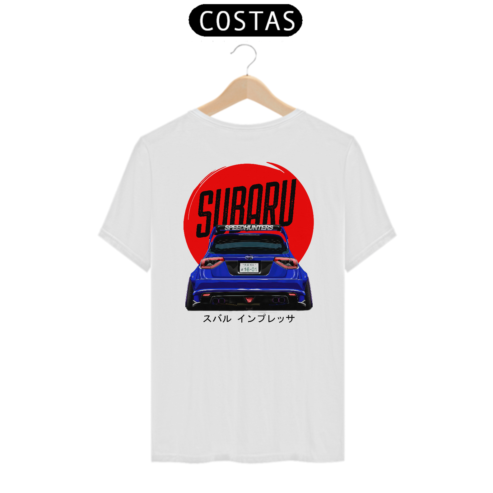 Nome do produto: Camiseta Subaru JP White