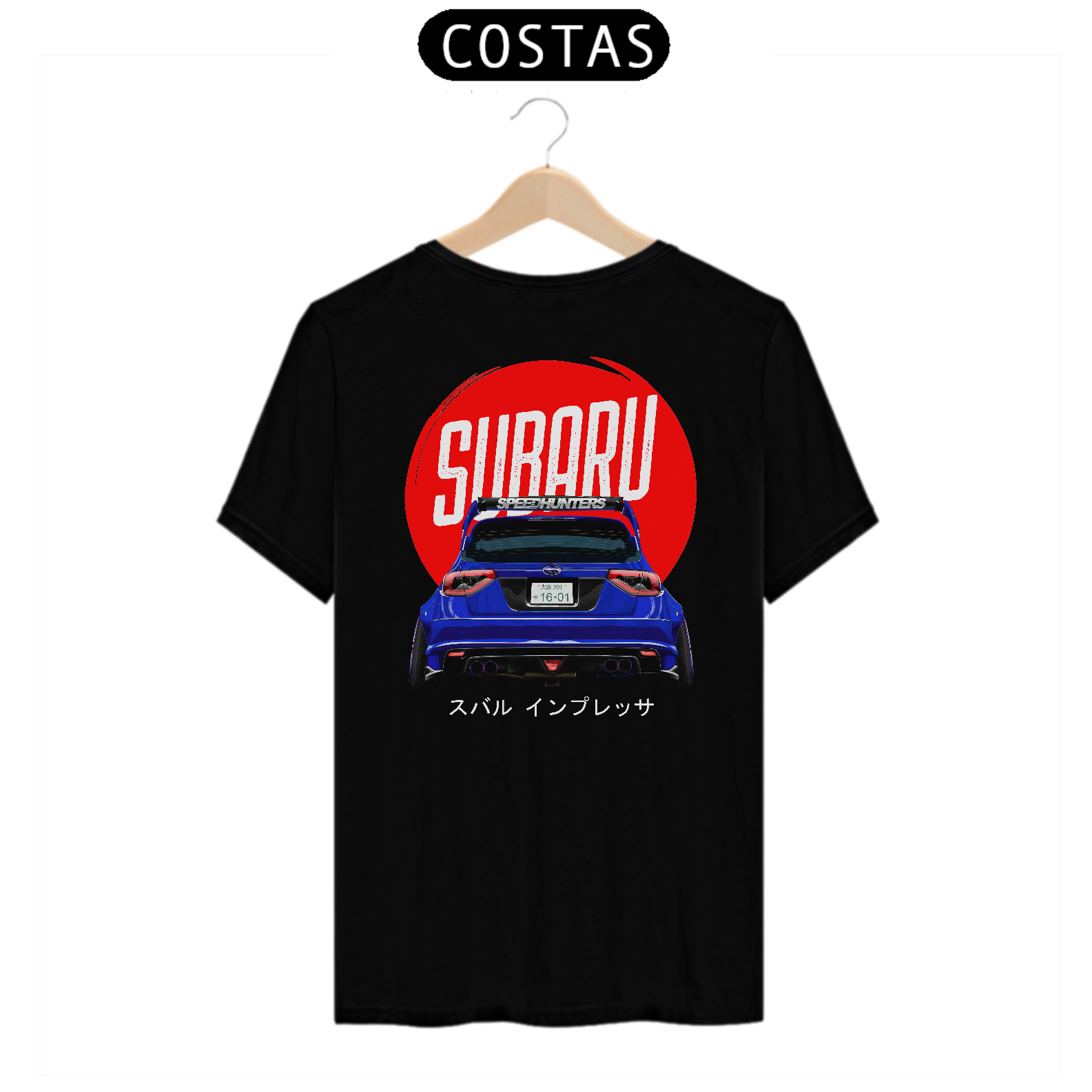 Nome do produto: CAMISETA SUBARU JP BLACK