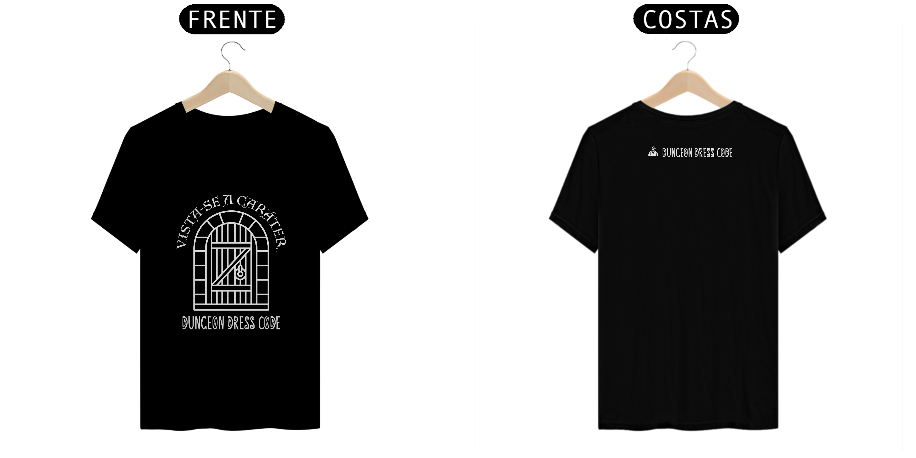 Nome do produto: Camiseta Vista-se a Caráter (Estampa Branca)