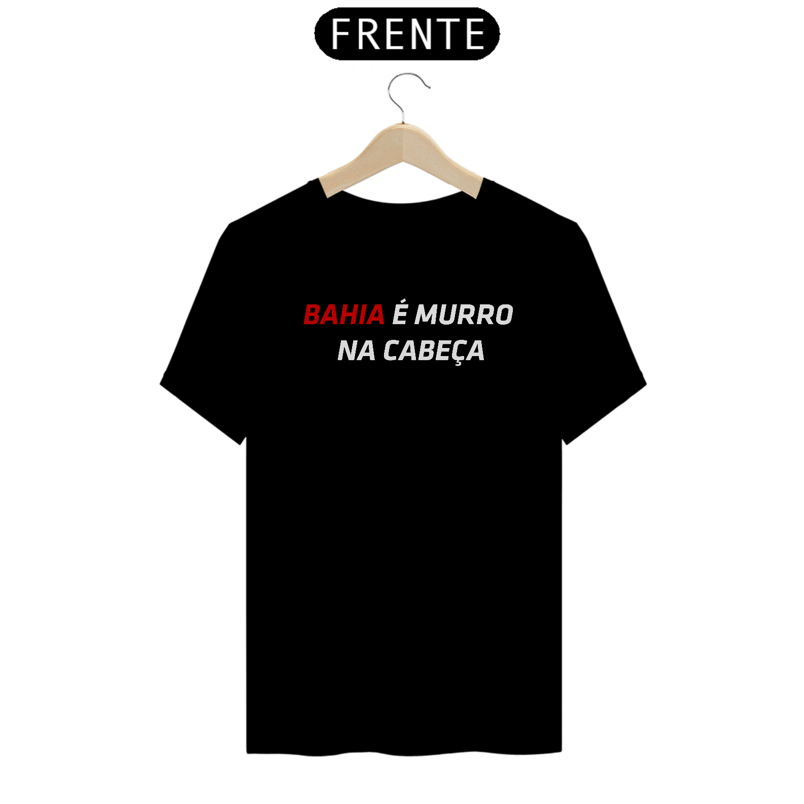 Nome do produto: Camiseta Bahia é Murro na Cabeça