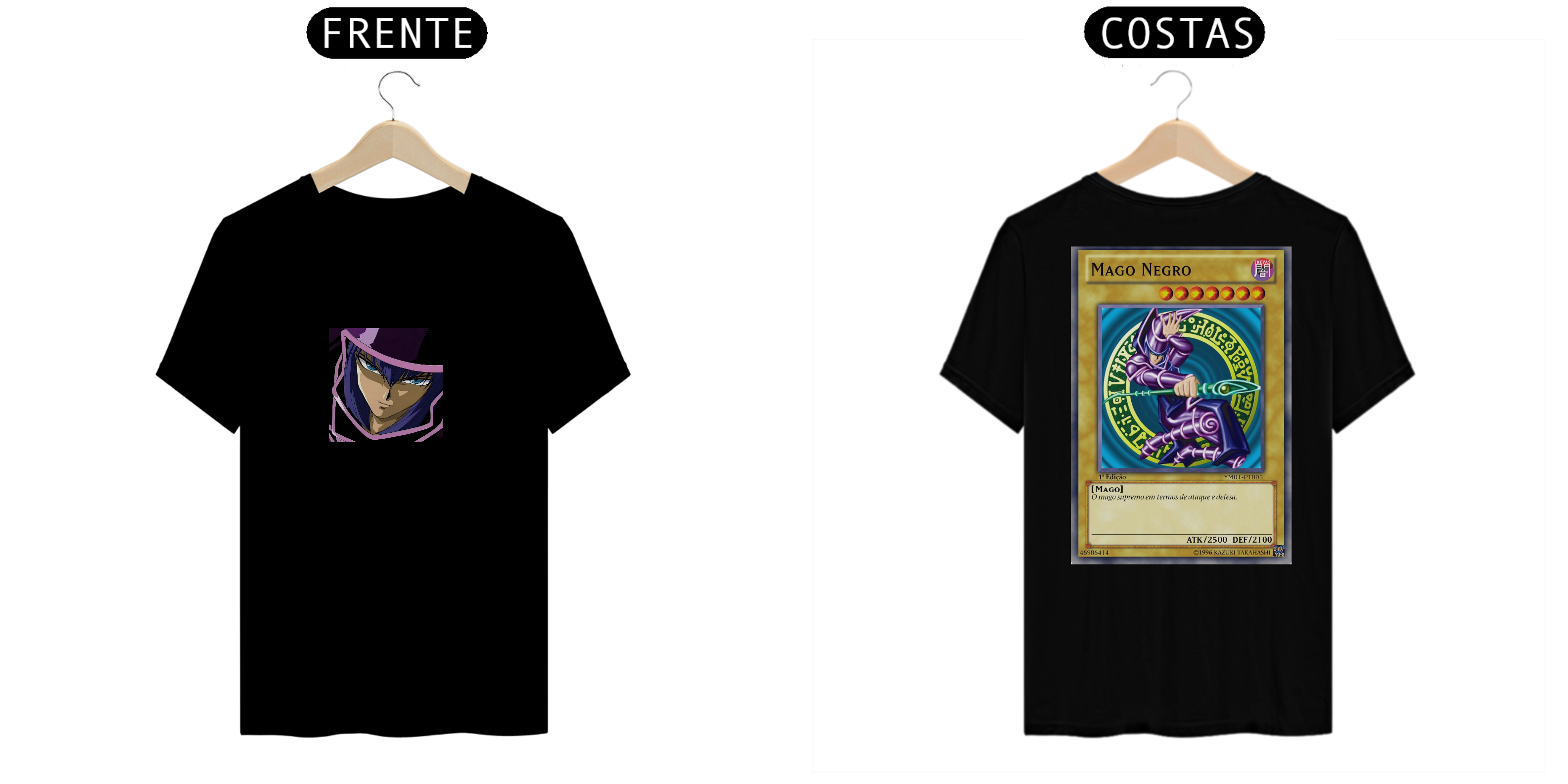 Nome do produto: Mago Negro - T-Shirt