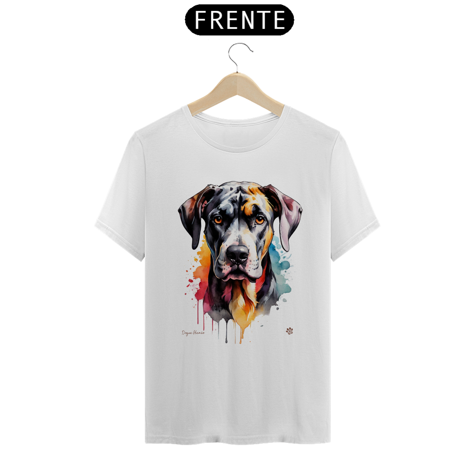 Nome do produto: Dogue Alemão: Gigante, gentil e com uma estrutura imponente