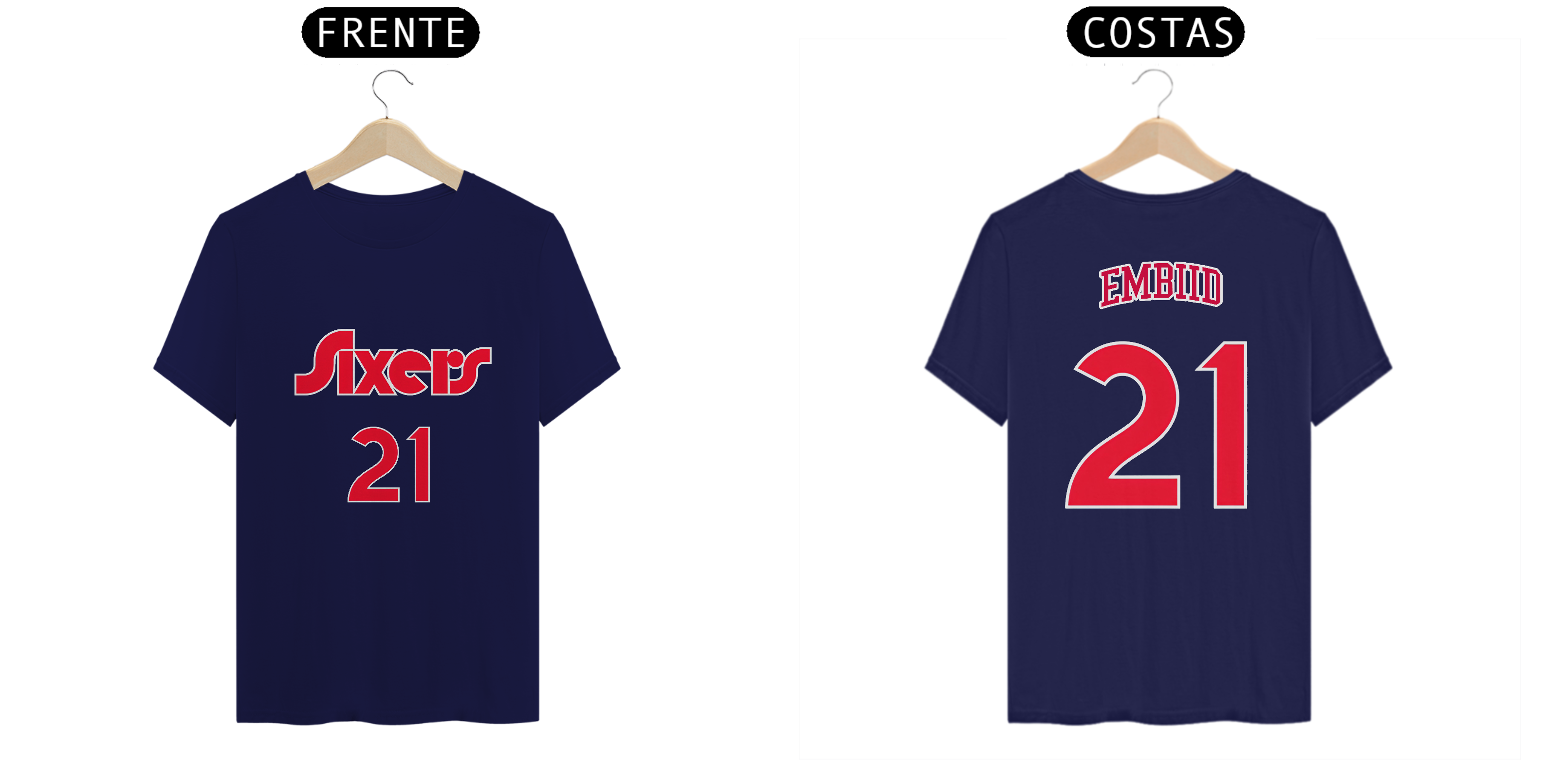 Nome do produto: Camiseta Philadelphia 76ers - Sixers - Joel Embiid