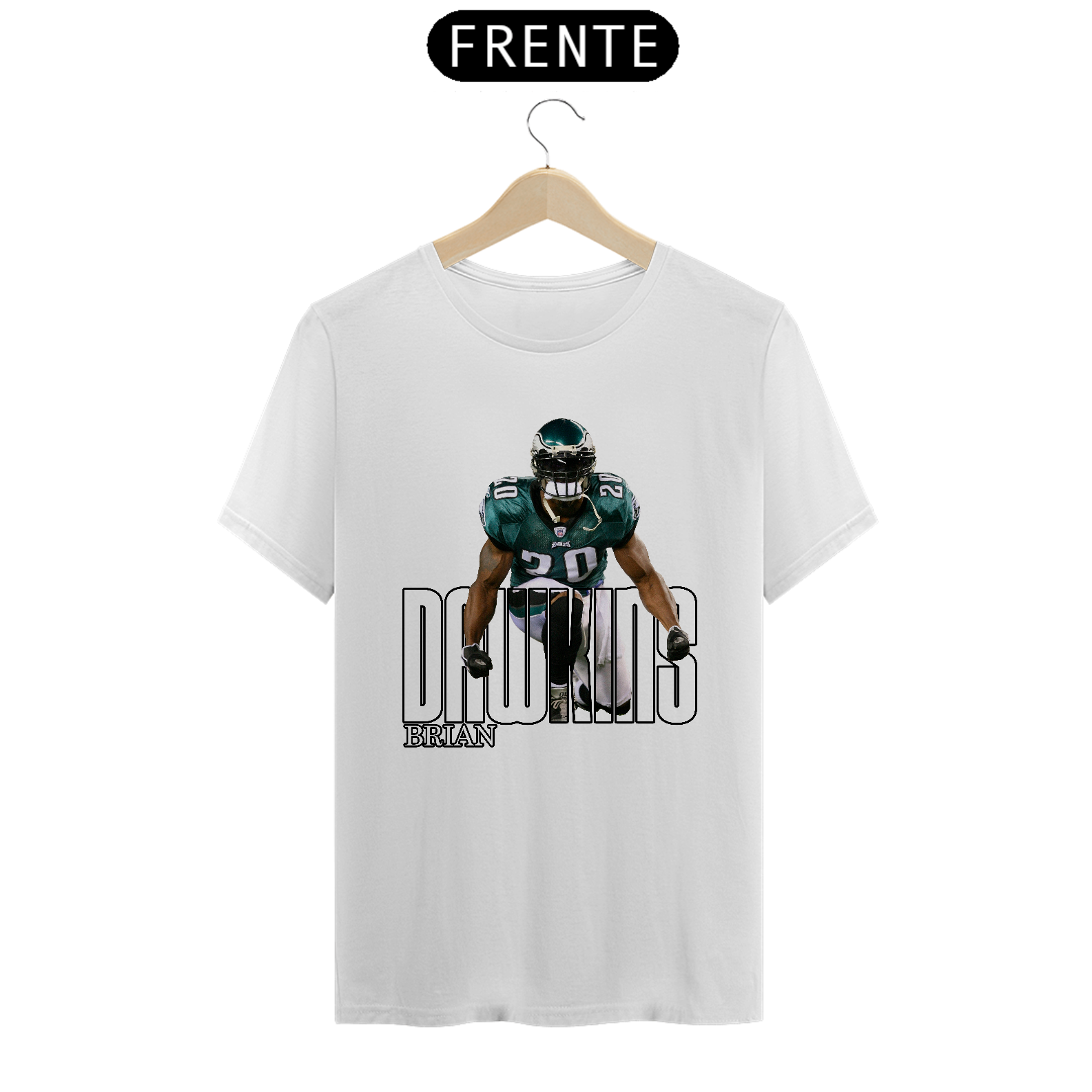 Nome do produto: Camiseta Brian Dawkins - Philadelphia Eagles