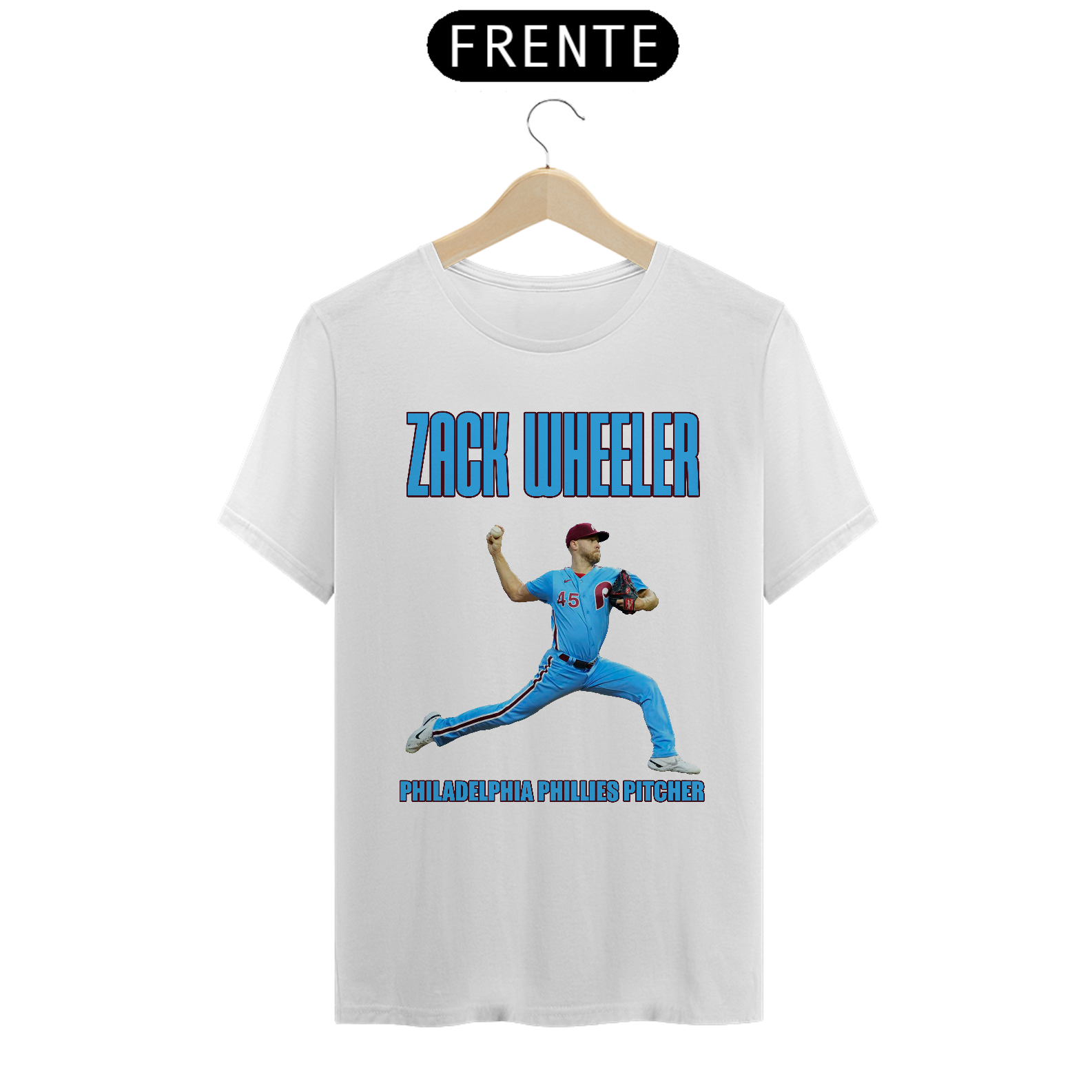 Nome do produto: Camiseta Zack Wheeler - Philadelphia  Phillies
