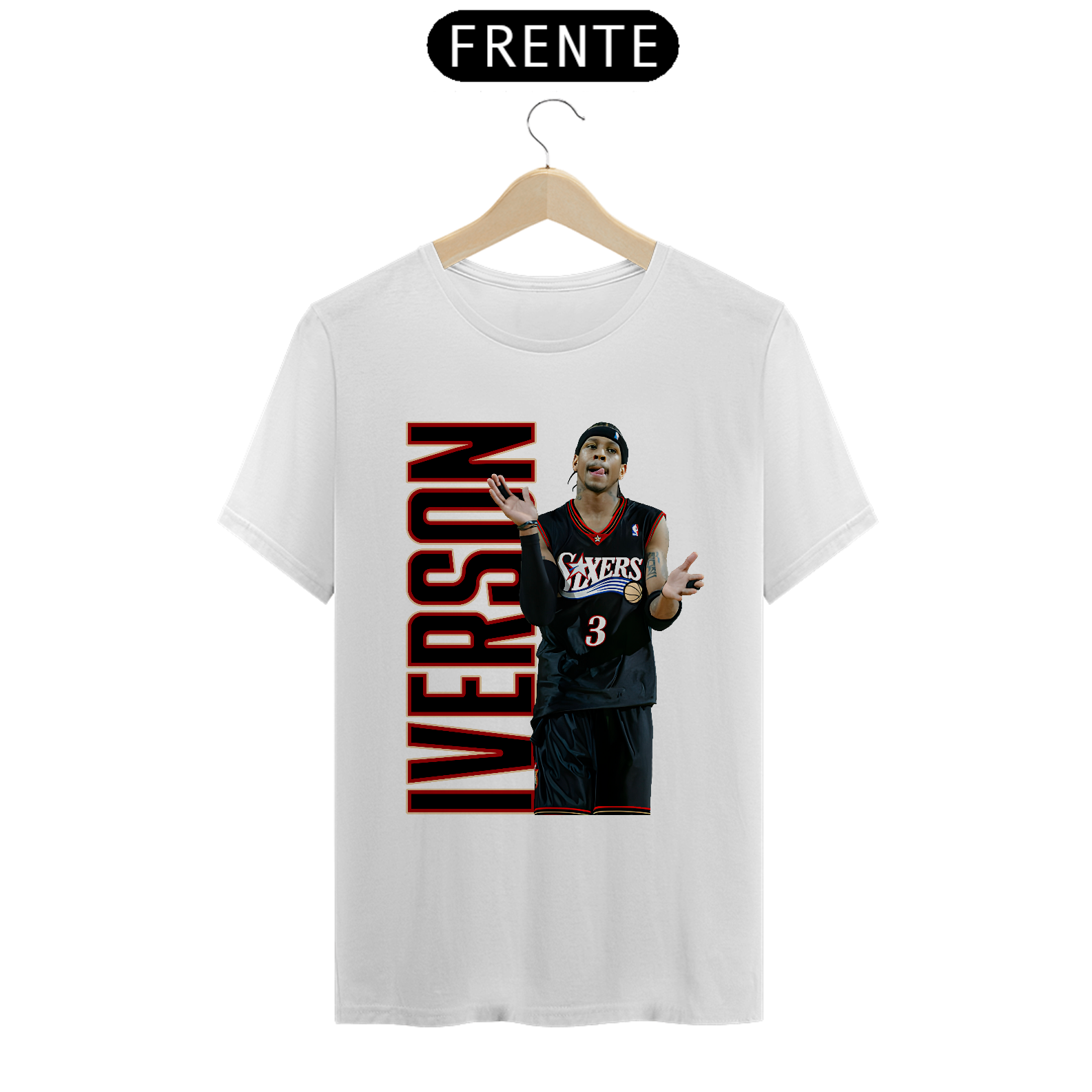 Nome do produto: Camiseta Allen Iverson - Philadelphia 76ers