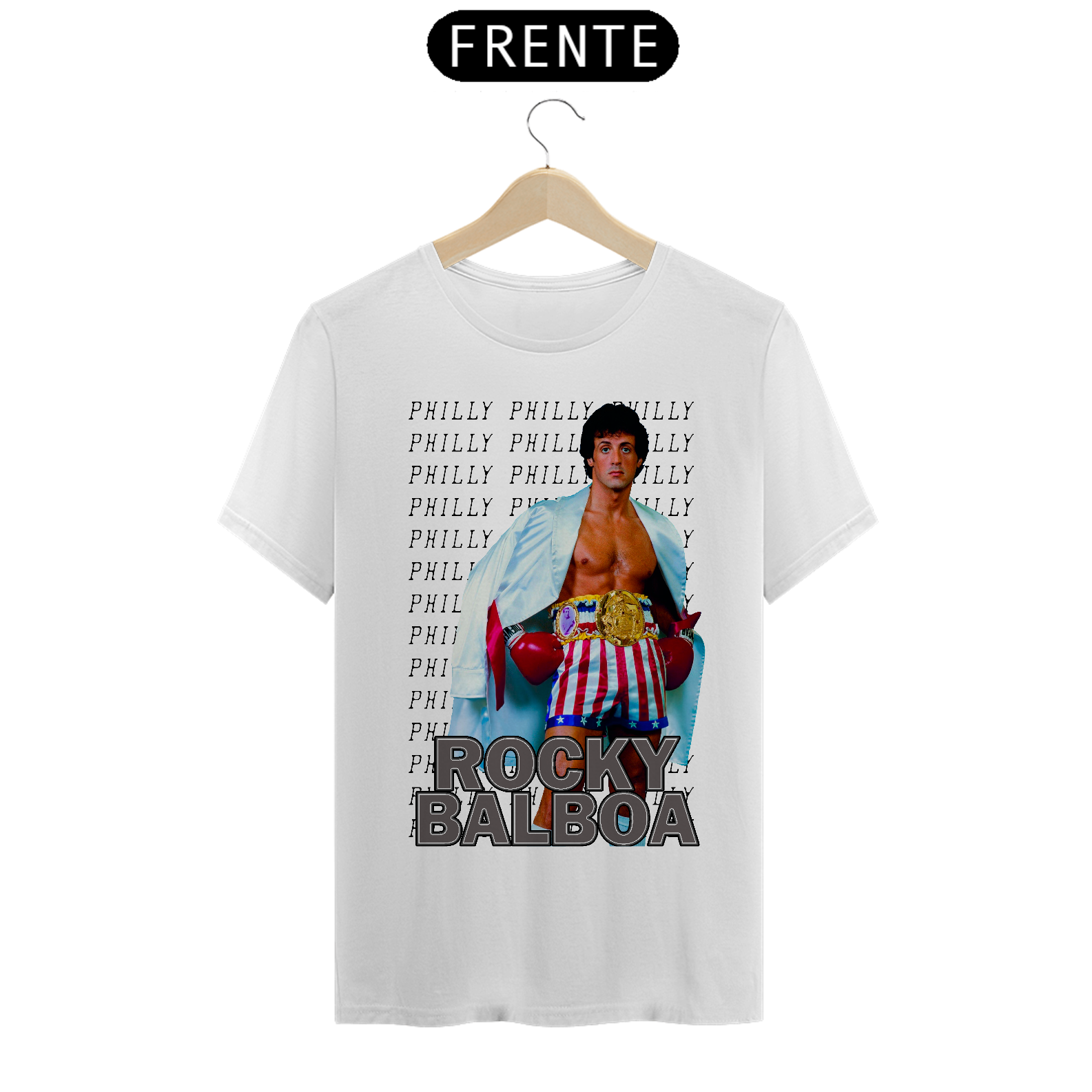 Nome do produto: Camiseta Rocky Balboa - Philadelphia