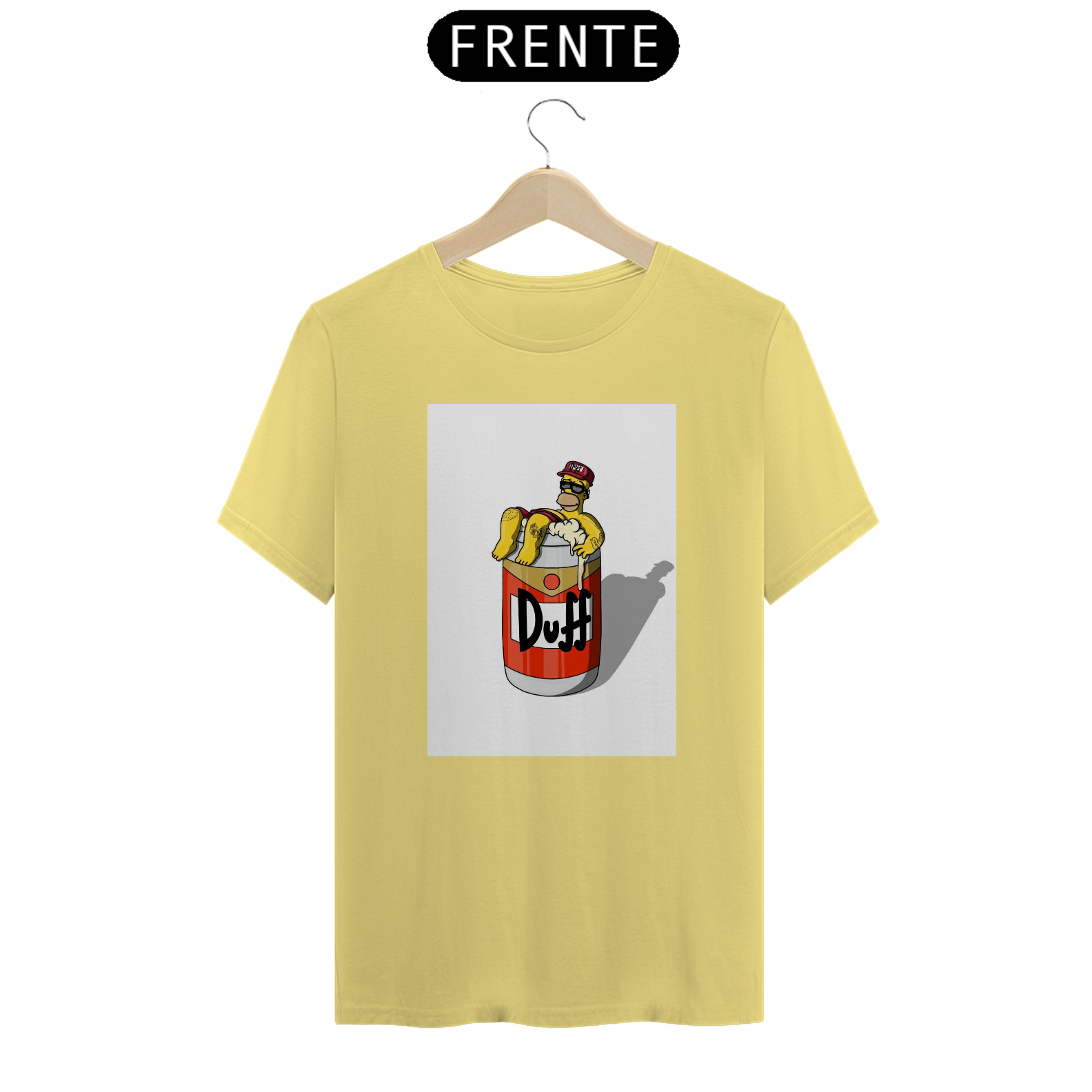 Nome do produto: CAMISETA COM ARTE DUFF