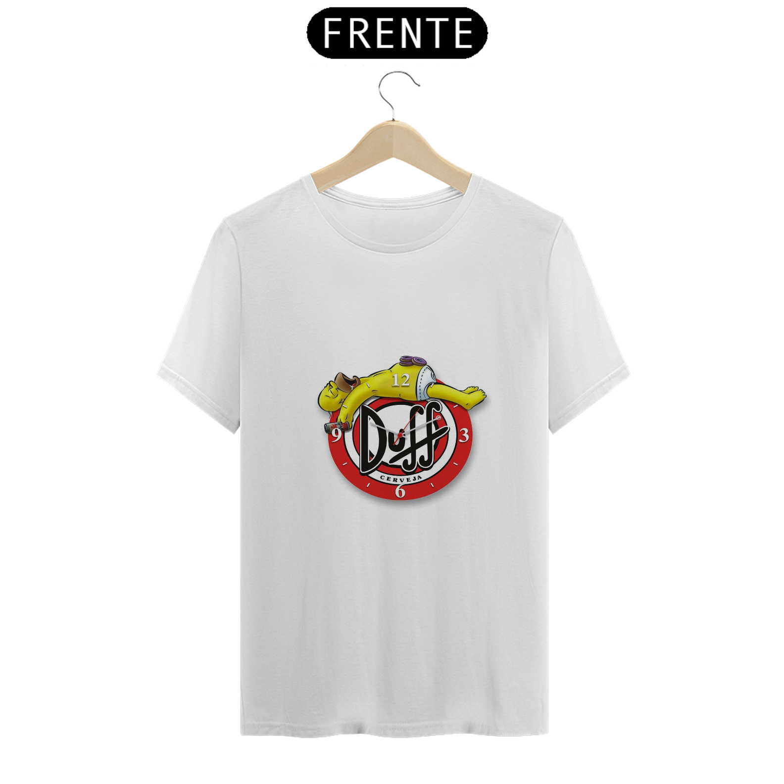 Nome do produto: CAMISETA COM ARTE DUFF
