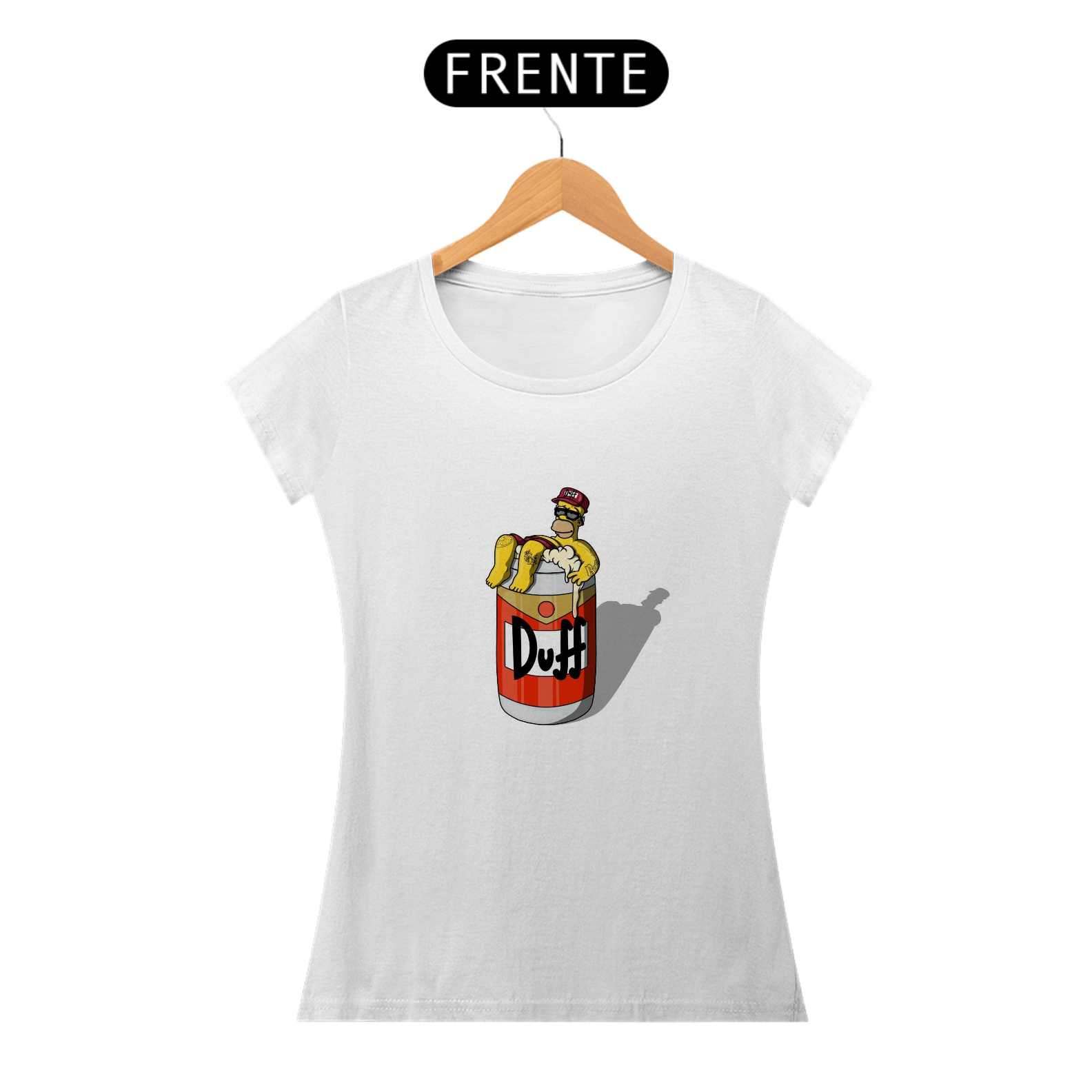 Nome do produto: CAMISETA COM ARTE DUFF