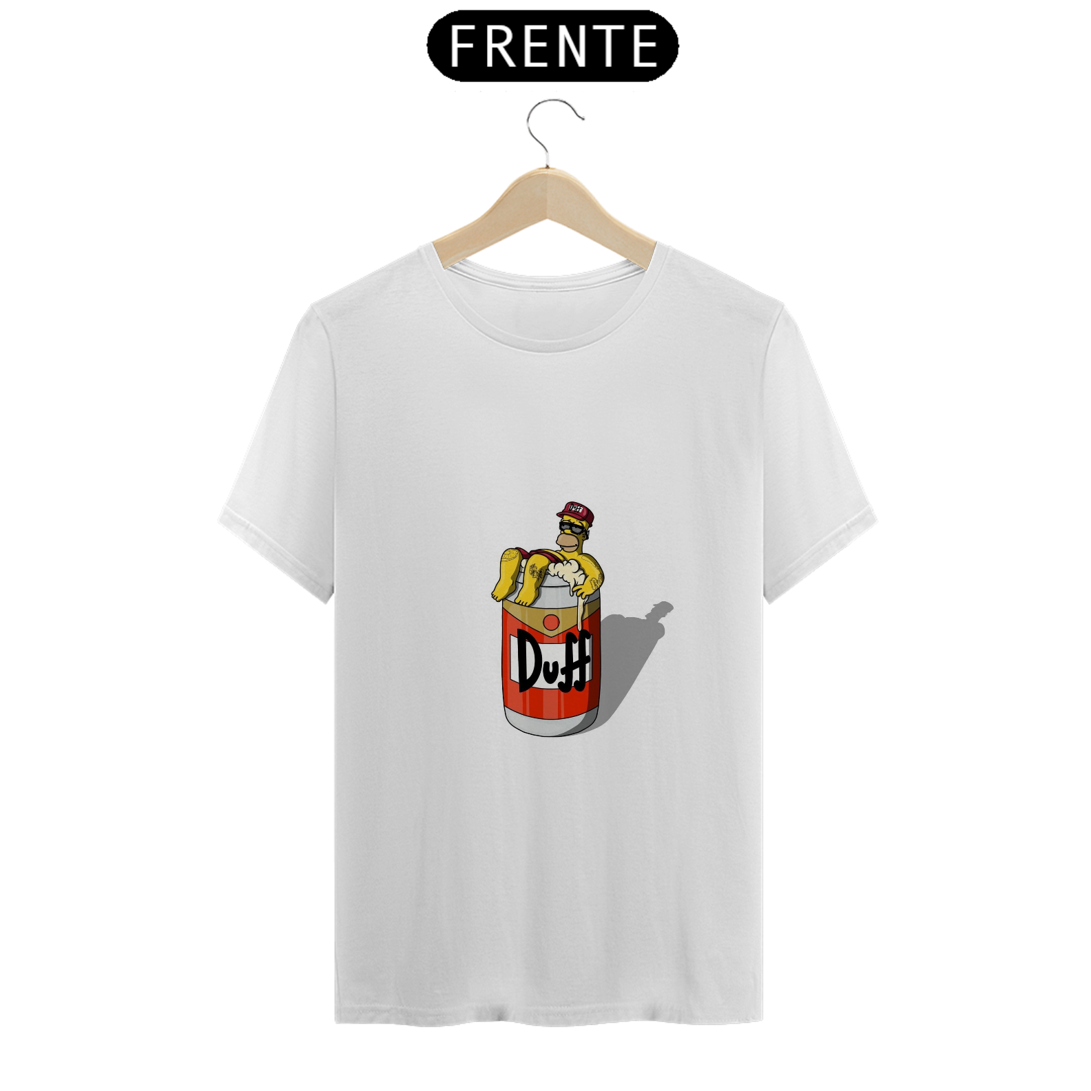 Nome do produto: CAMISETA COM ARTE DUFF