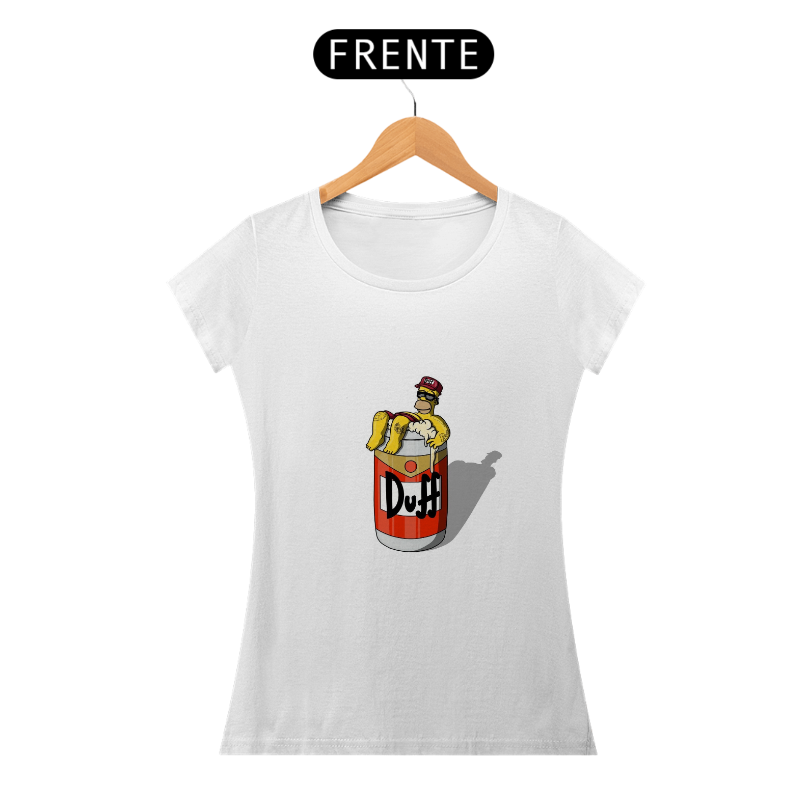 Nome do produto: CAMISETA COM ARTE DUFF