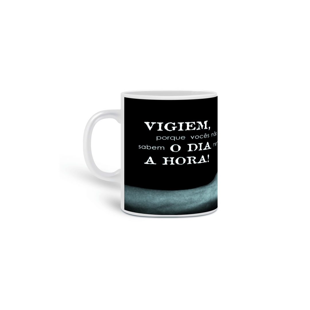 Nome do produto: CANECA VIAGEM, PORQUE NÃO SABE O DIA NEM A HORA