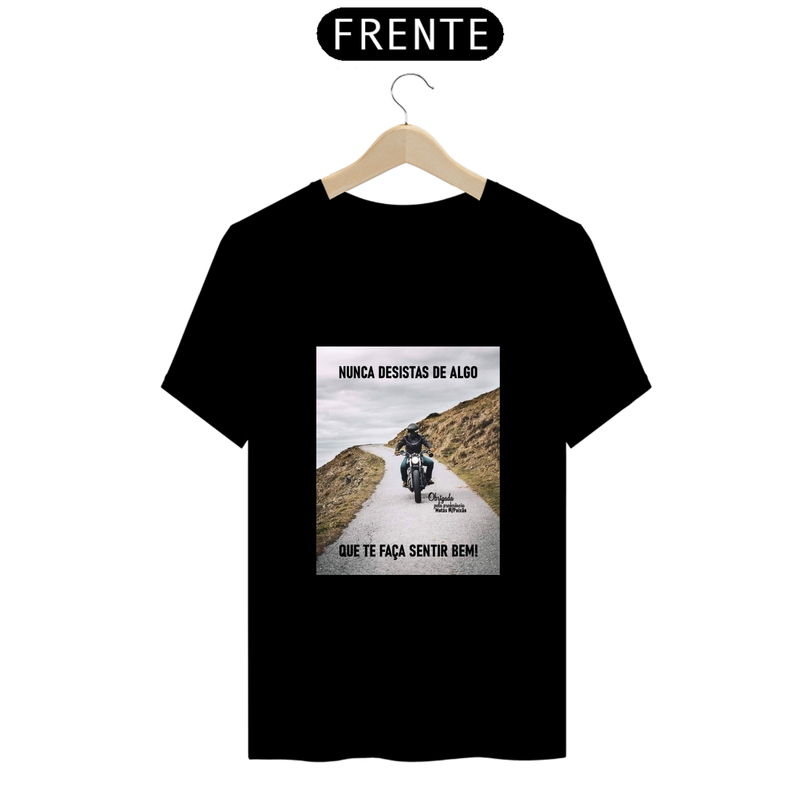 Nome do produto: Camisetas Frases Moto 0000015