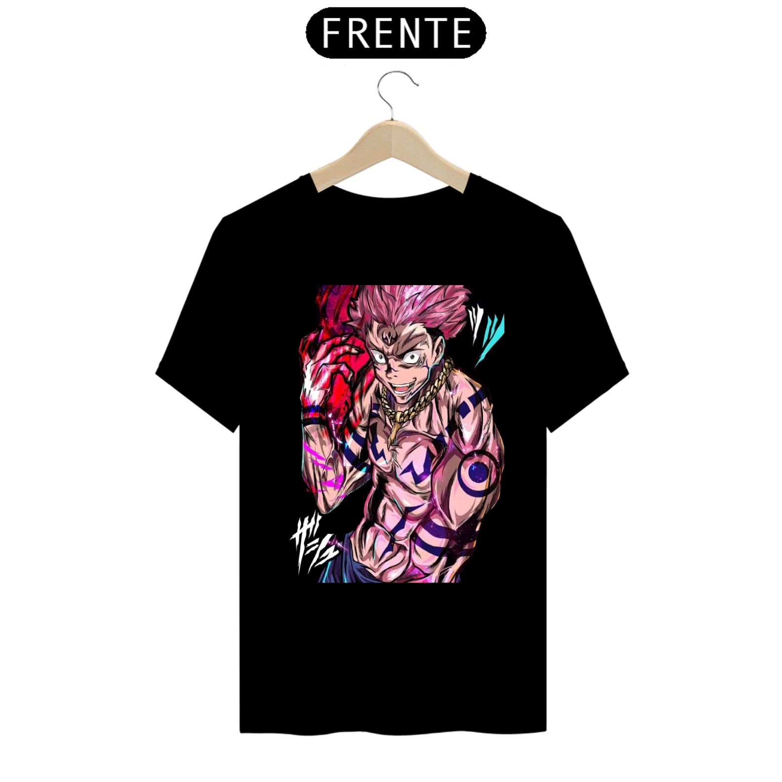 Nome do produto: camisa Sukuna - Jujutsu kaisen