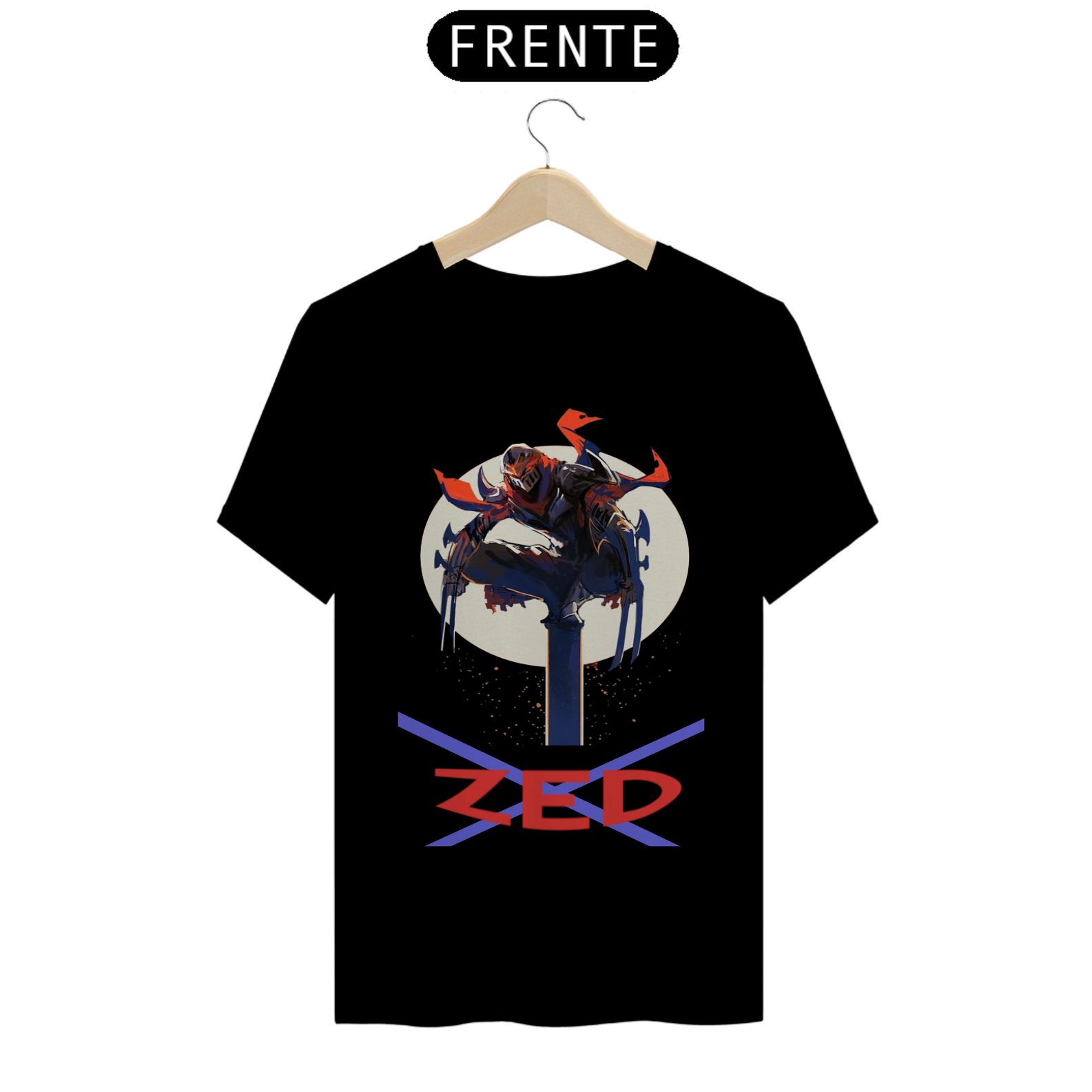 Nome do produto: Camisa ZED - League Of Legends