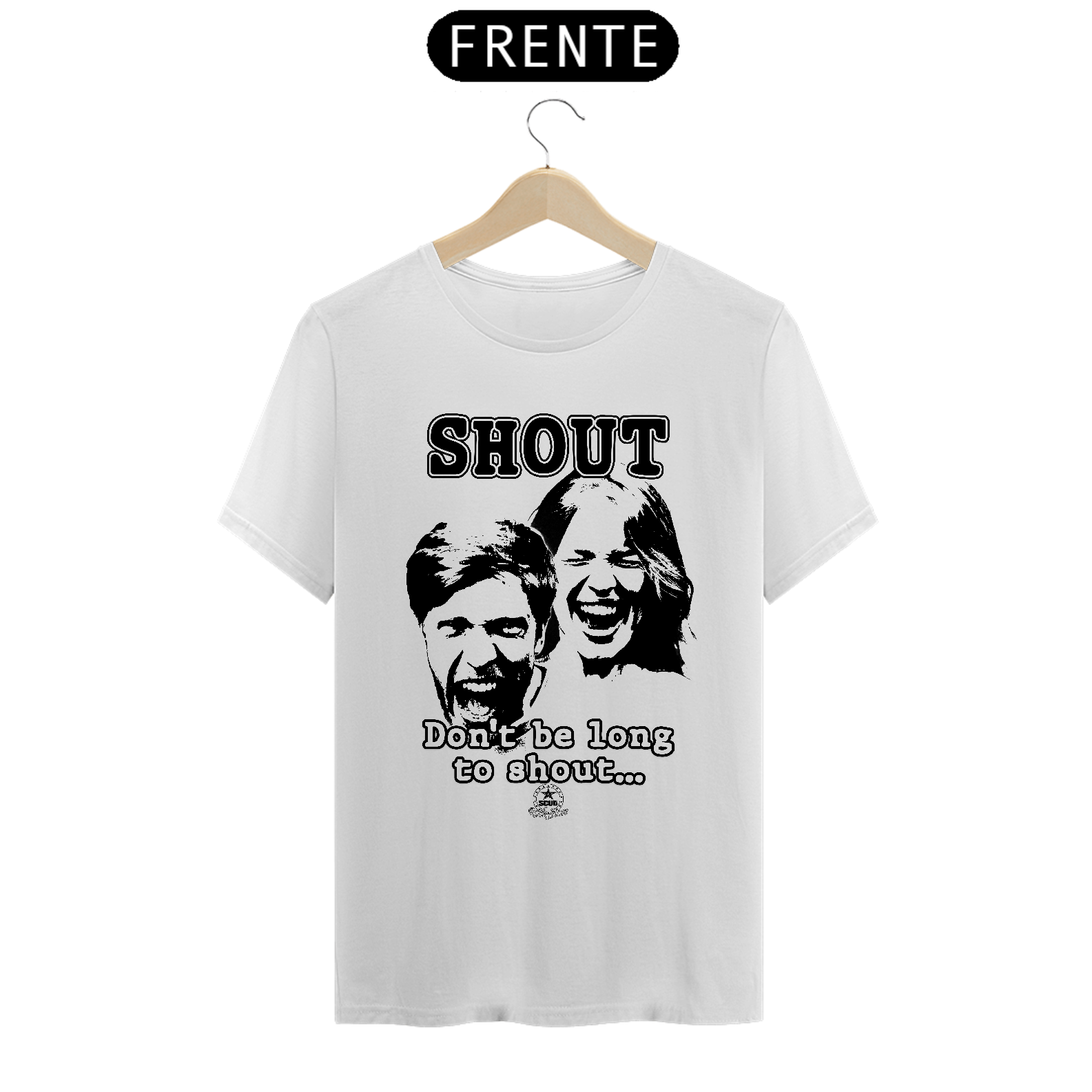 Camiseta SCUD - Shout (lyric) - woman & man