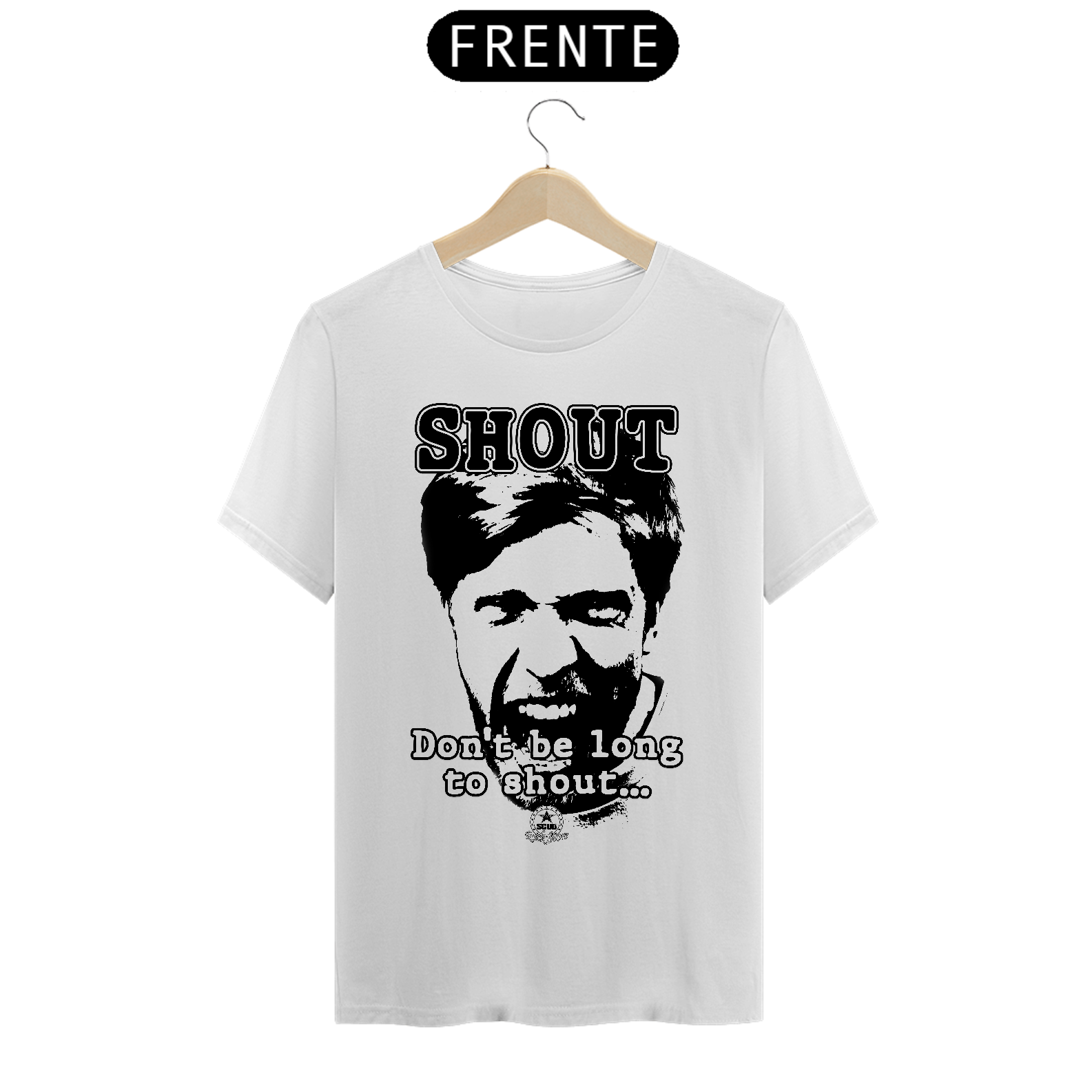 Camiseta SCUD - Shout (lyric) - man