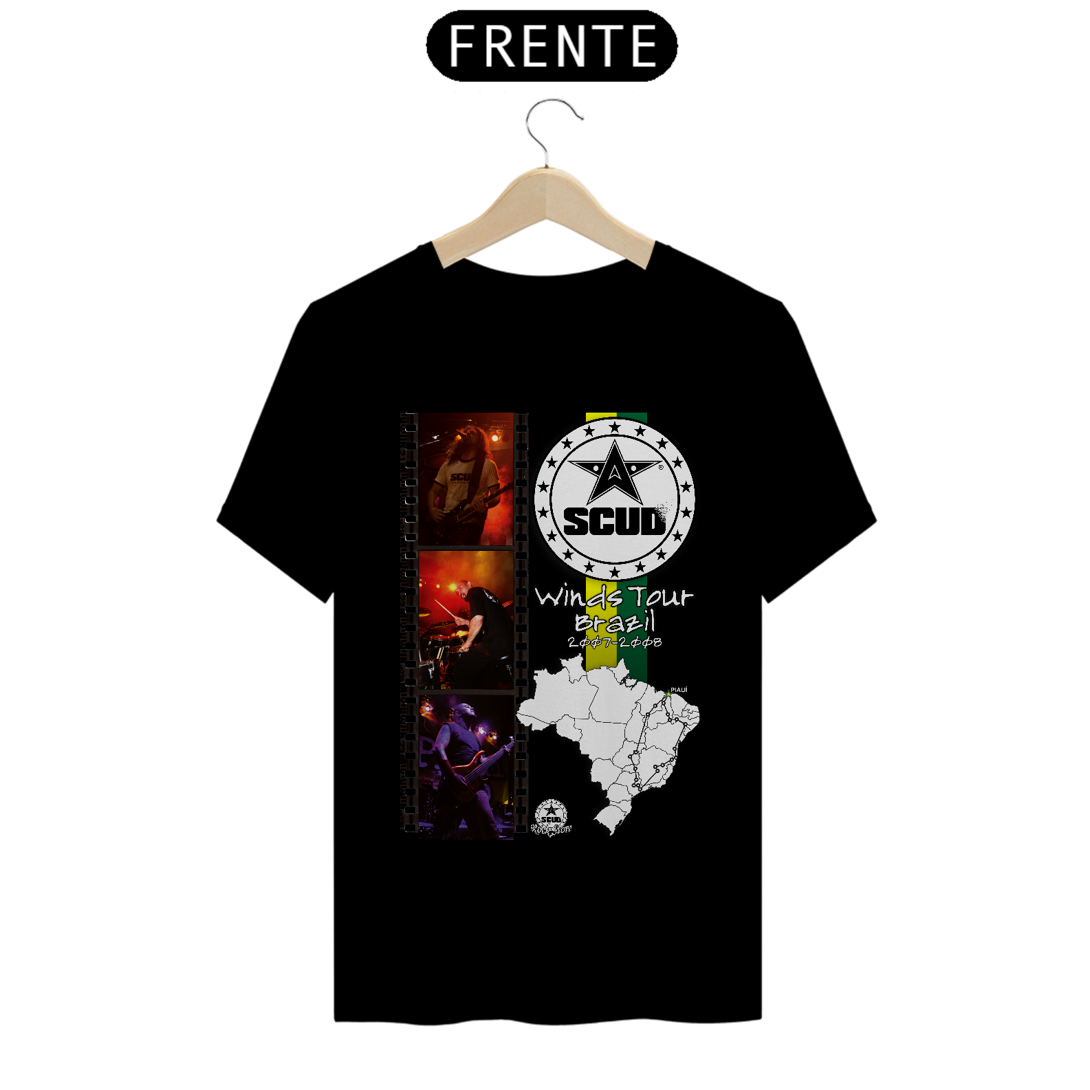Camiseta SCUD - Winds Tour Brazil - mod. 02