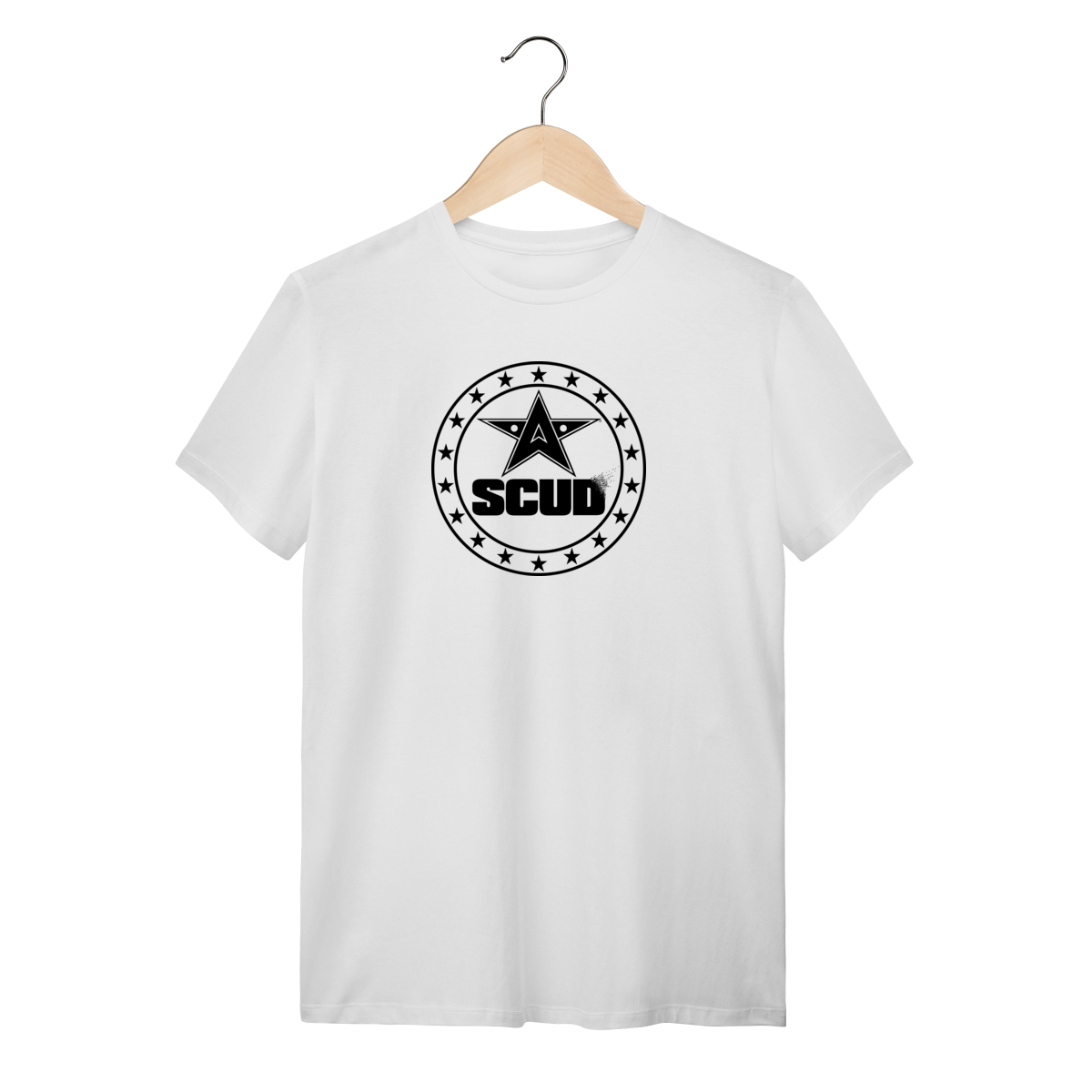 Camiseta SCUD logo - branca