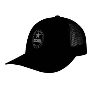 Bone americano SCUD logo Star - cor: preto