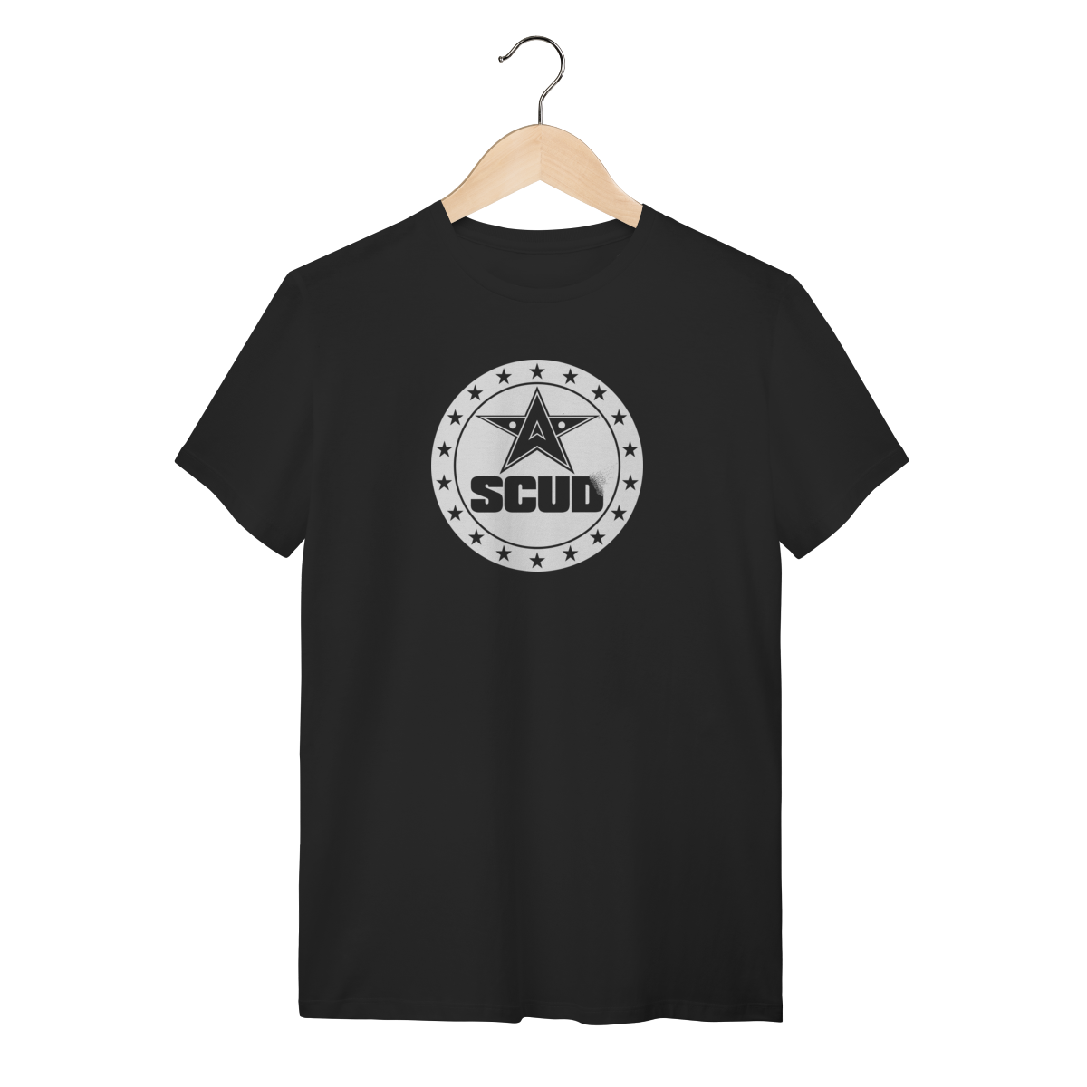 Camiseta SCUD logo - preta