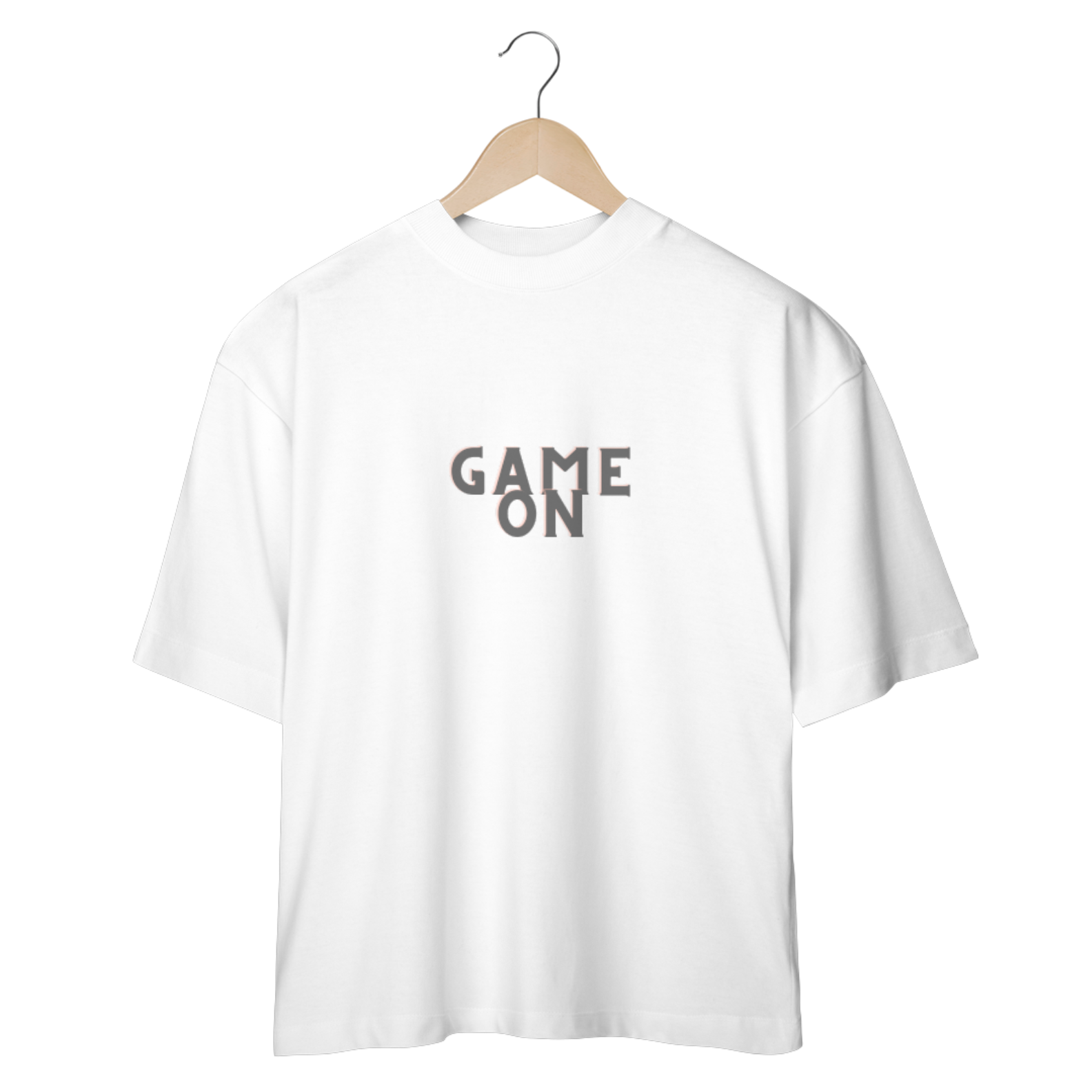 Nome do produto: CAMISETA - T SHIRT OVERSIZED - GAME ON