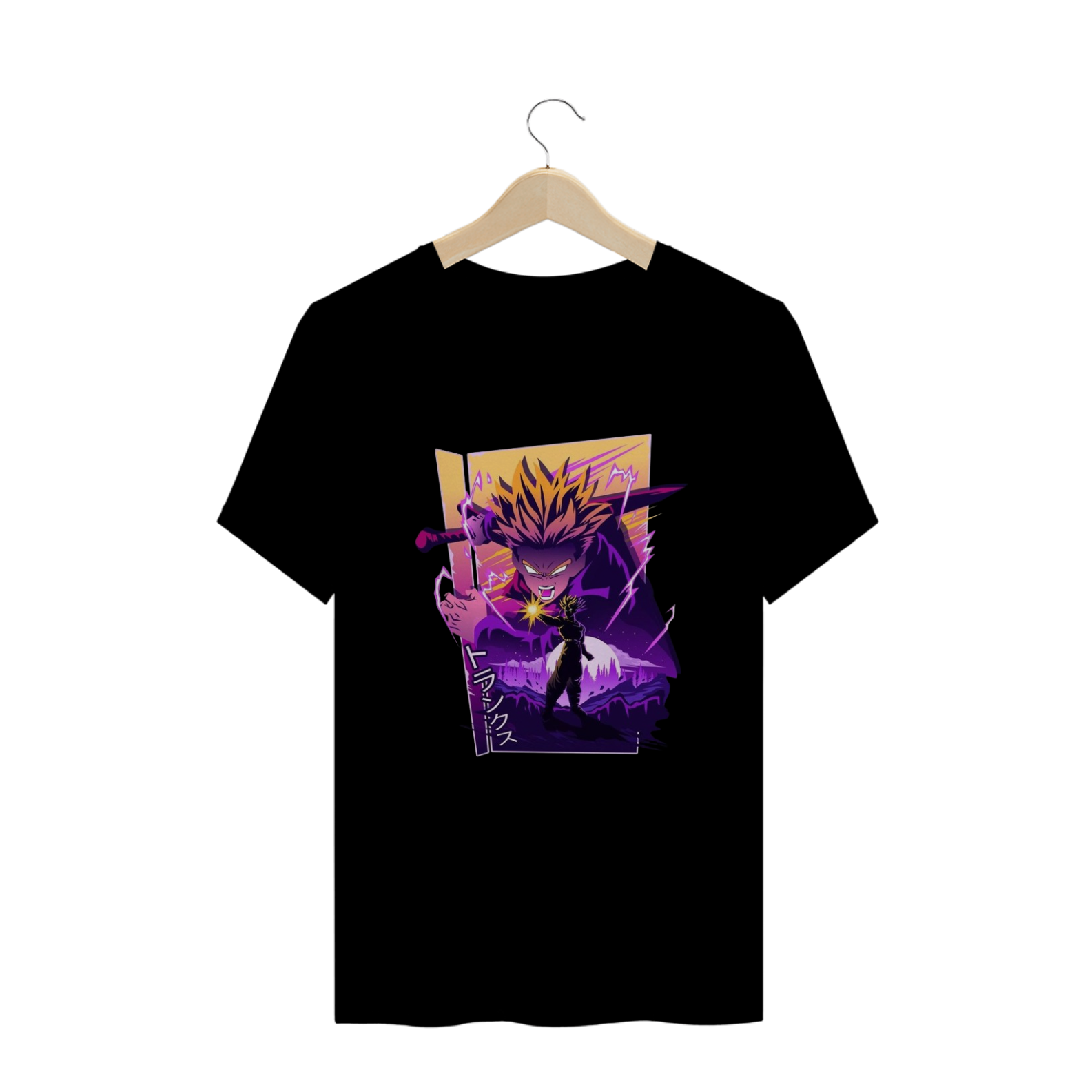 Nome do produto: Camisa T-shirt Plus Size - Trunks ( Dragon Ball Z)