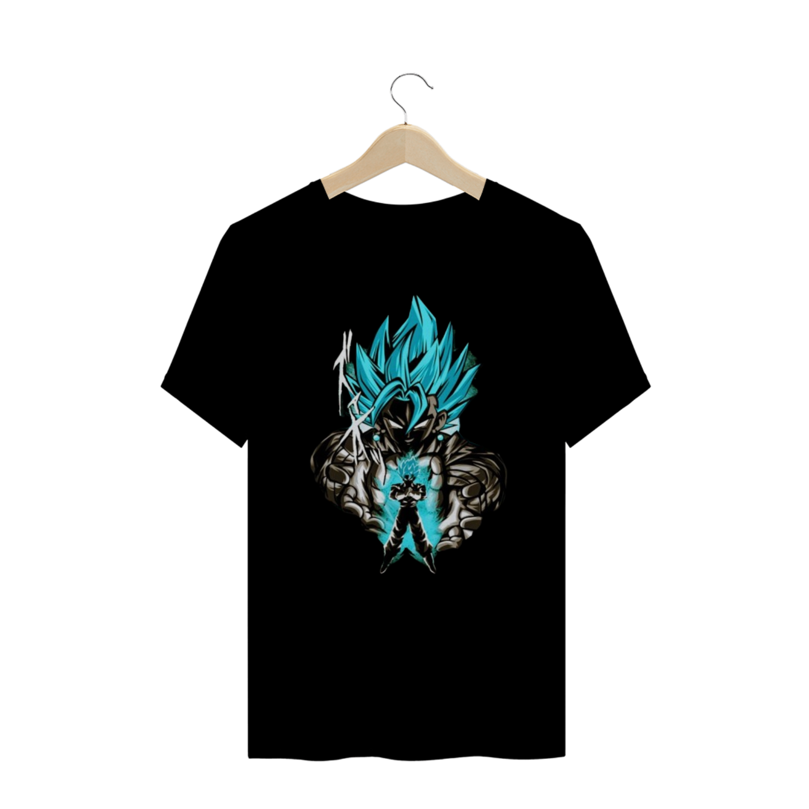 Nome do produto: Camisa T-shirt Plus Size - Vegetto Blue ( Dragon Ball Z)