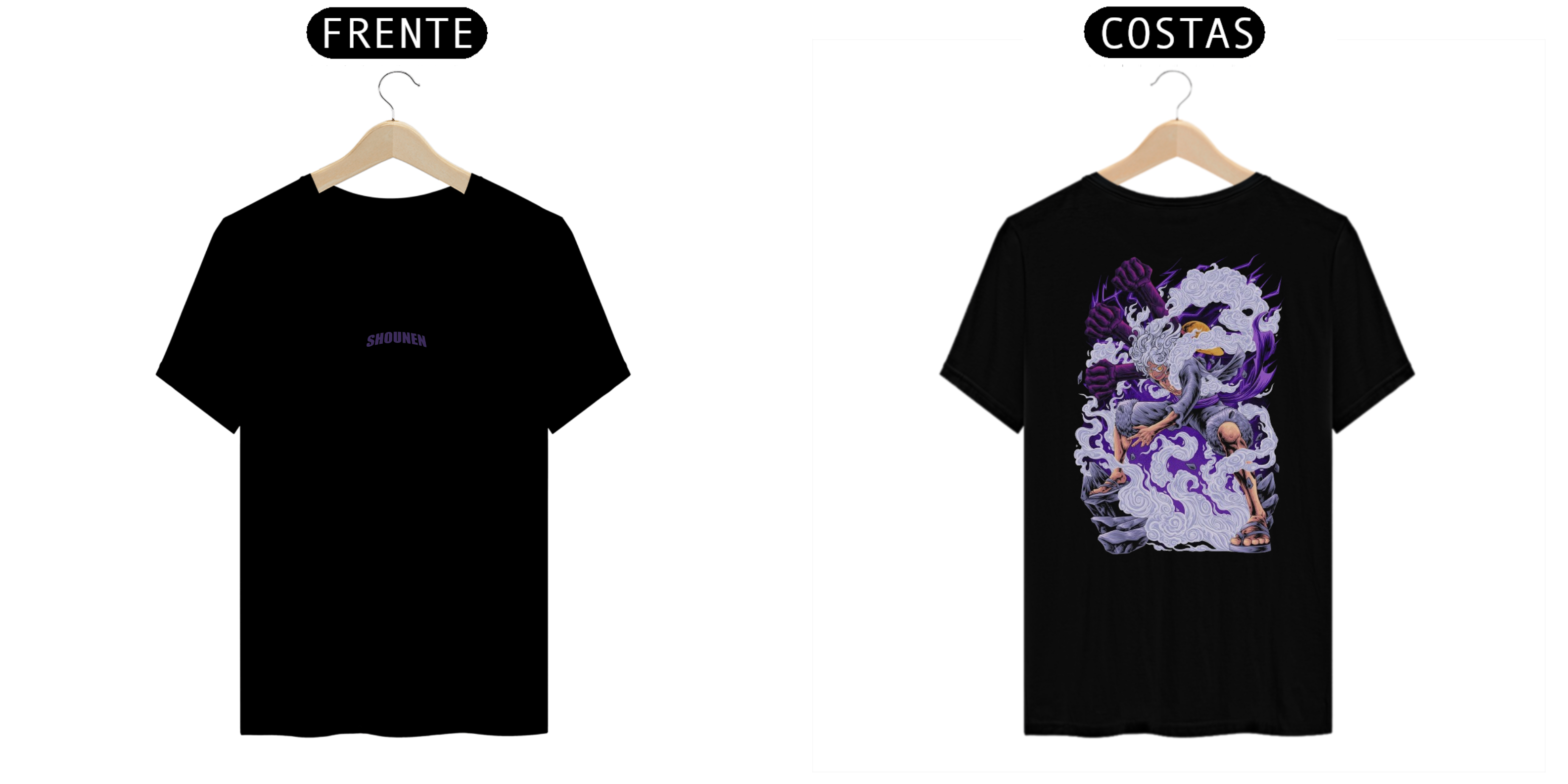 Nome do produto: Camisa T-shirt Premiun - Luffy Gear 5 (One Piece)