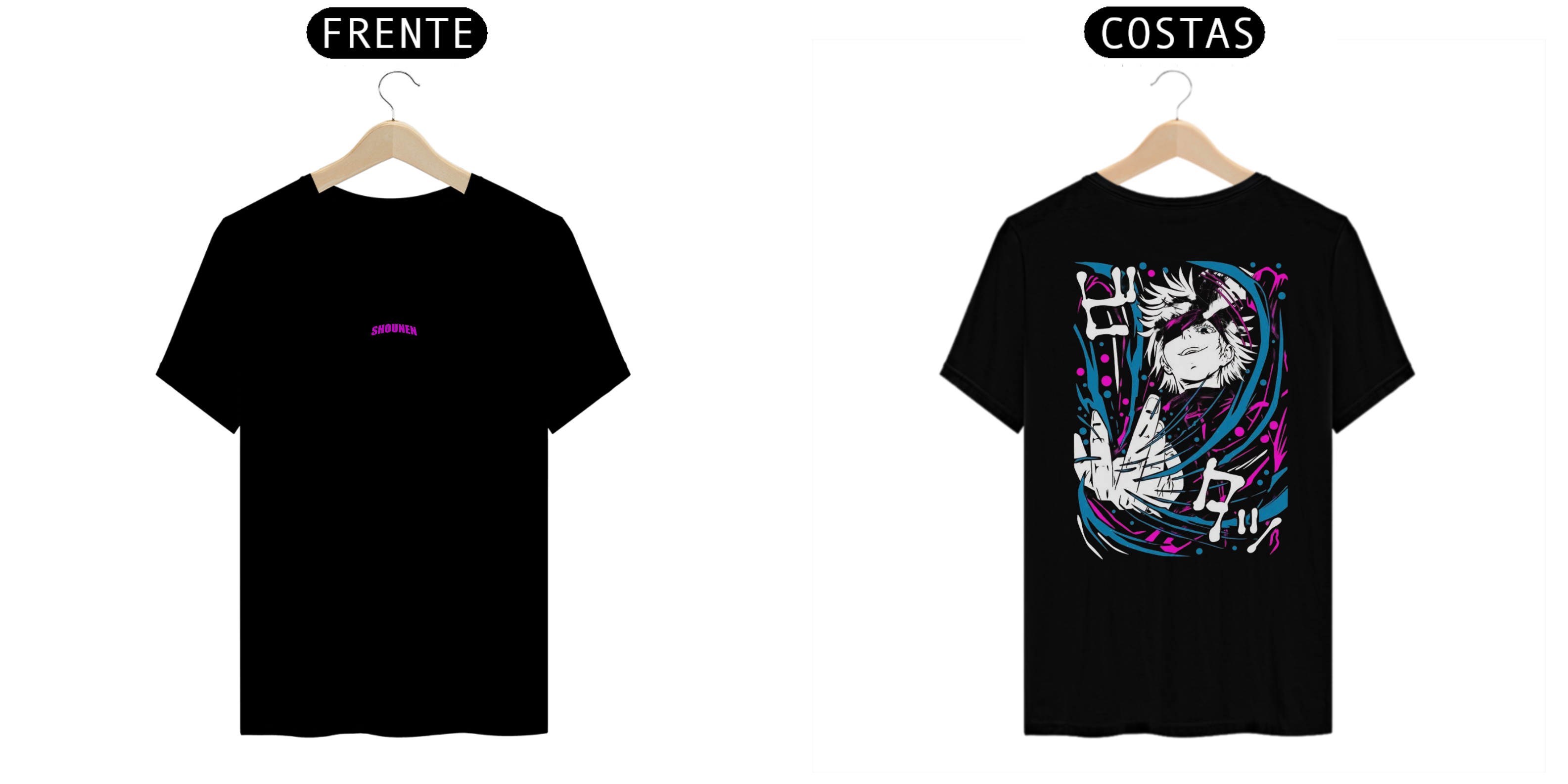 Nome do produto: Camisa T-shirt Premiun - Saturo Gojo (Jujutsu Kaisen)