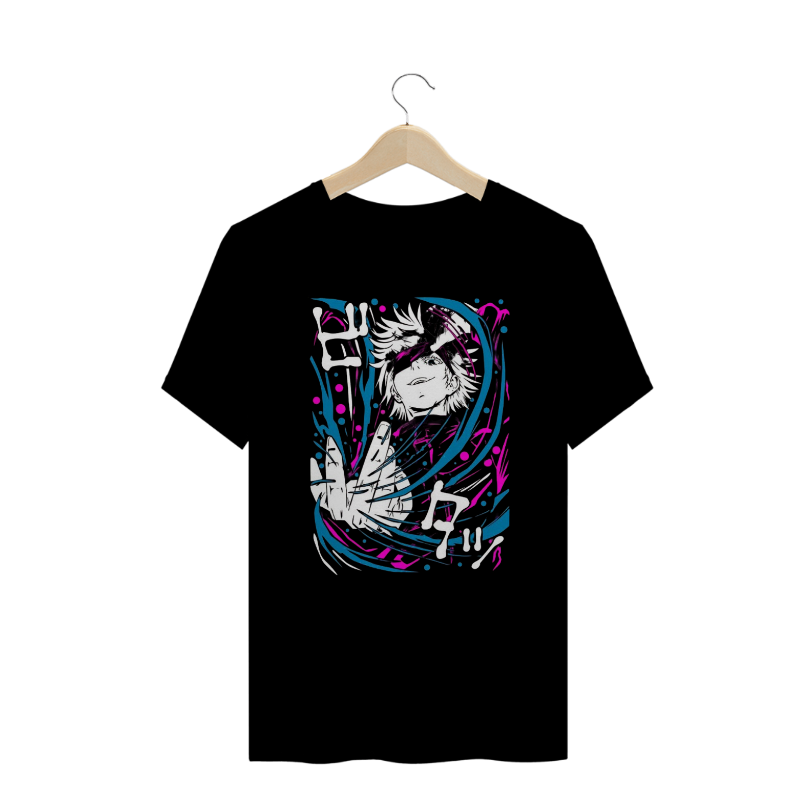Nome do produto: Camisa T-shirt Plus Size - Satoru Gojo ( Jujutsu Kaisen)