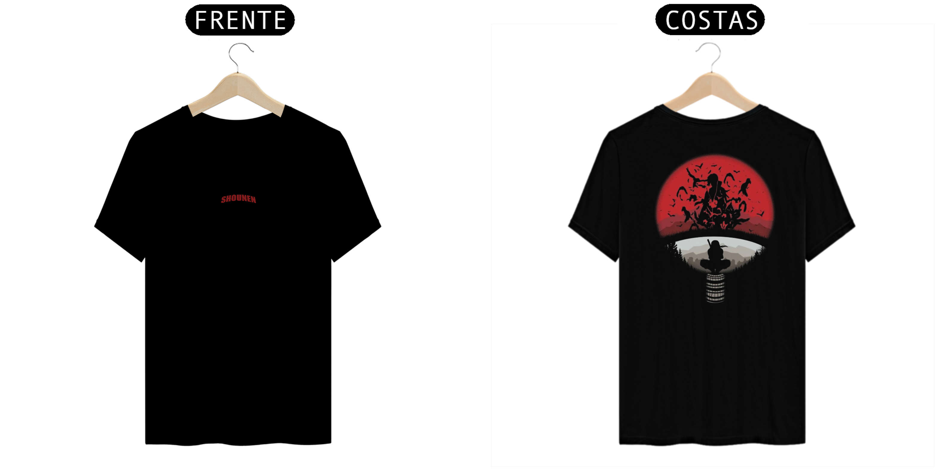 Nome do produto: Camisa T-shirt Premiun - Itachi Uchiha ( Naruto)