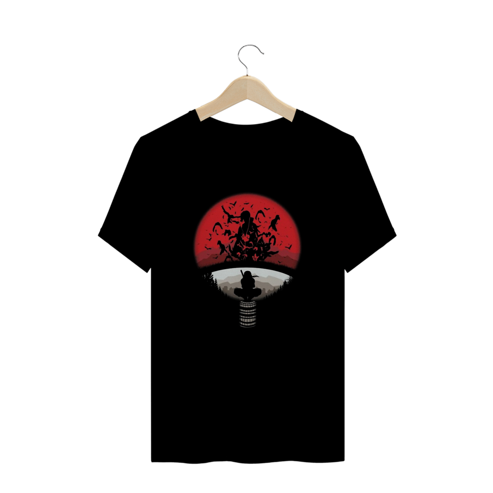 Nome do produto: Camisa T-shirt Plus Size - Itachi Uchiha ( Naruto)