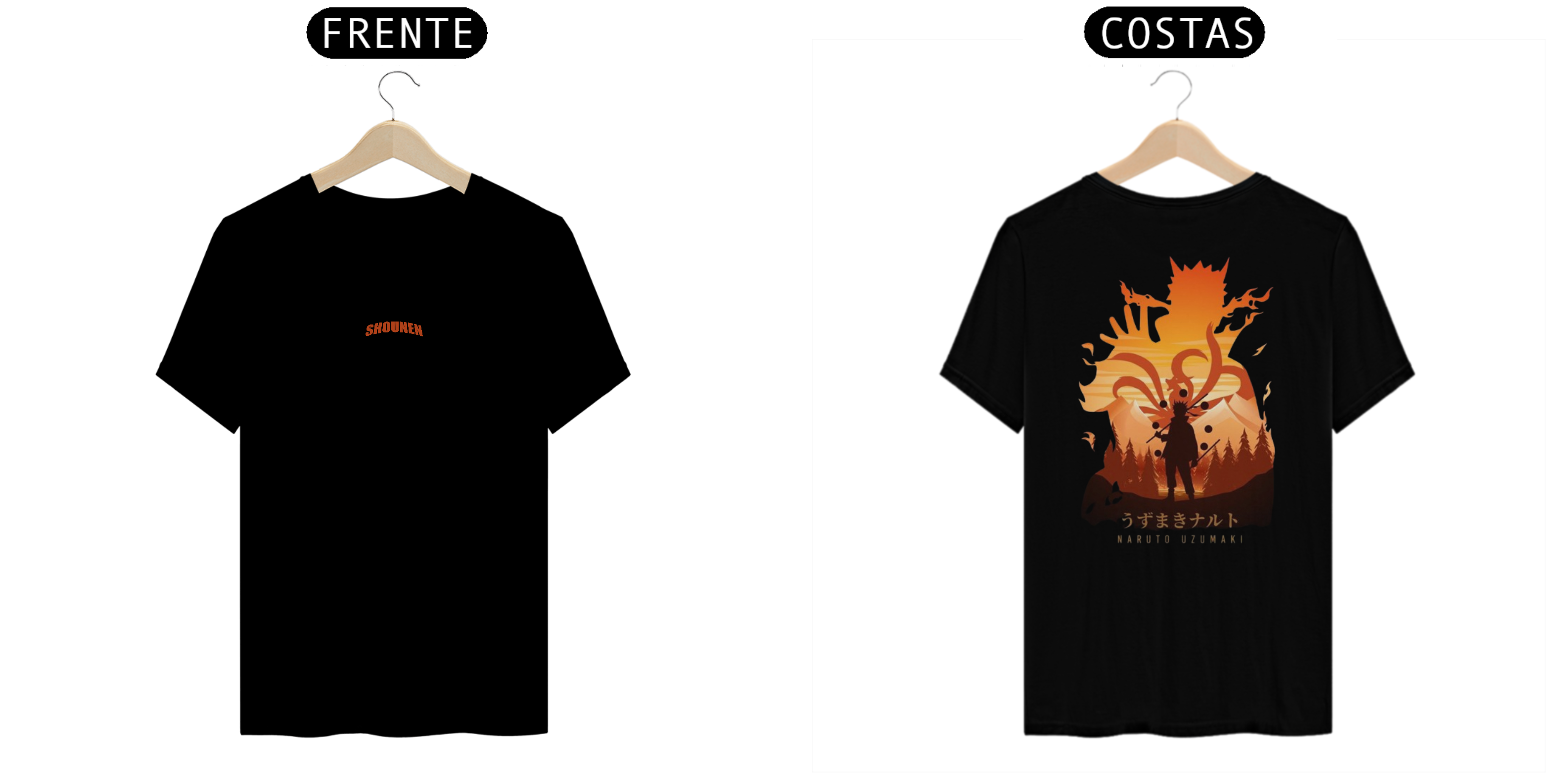 Nome do produto: Camisa T-shirt Premiun - Naruto Uzumaki ( Naruto)