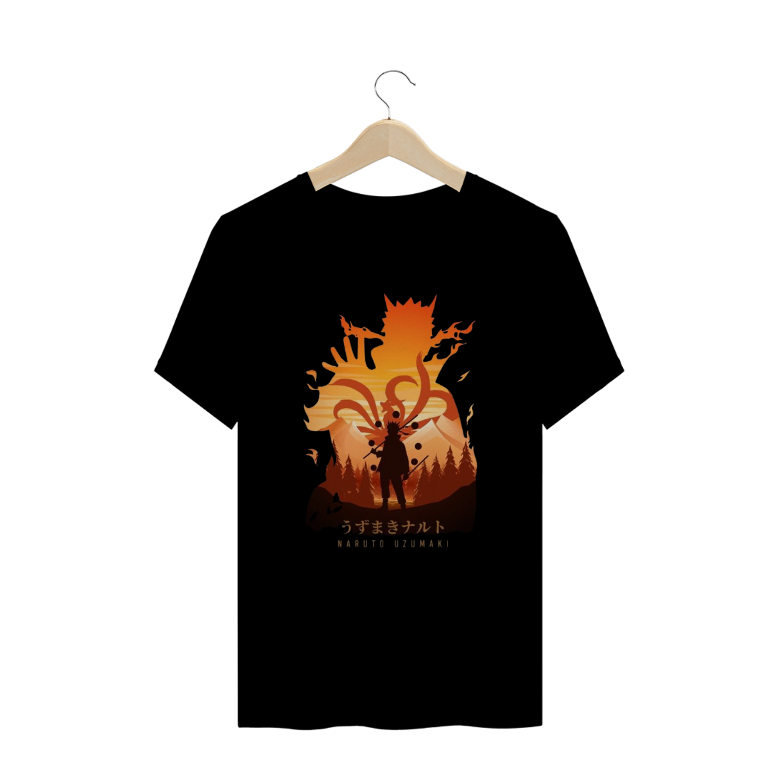 Nome do produto: Camisa T-shirt Plus Size - Naruto Uzumaki ( Naruto)
