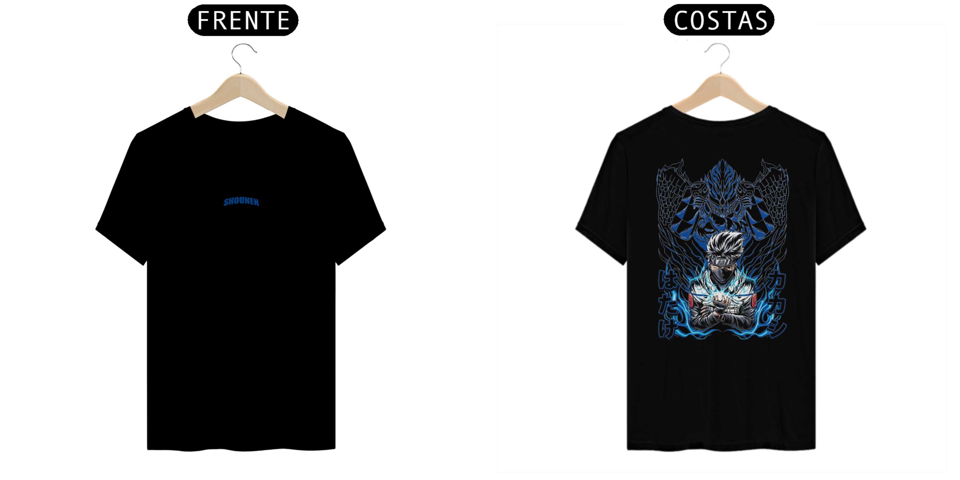 Nome do produto: Camisa T-shirt Premiun - Kakashi Hatake ( Naruto)