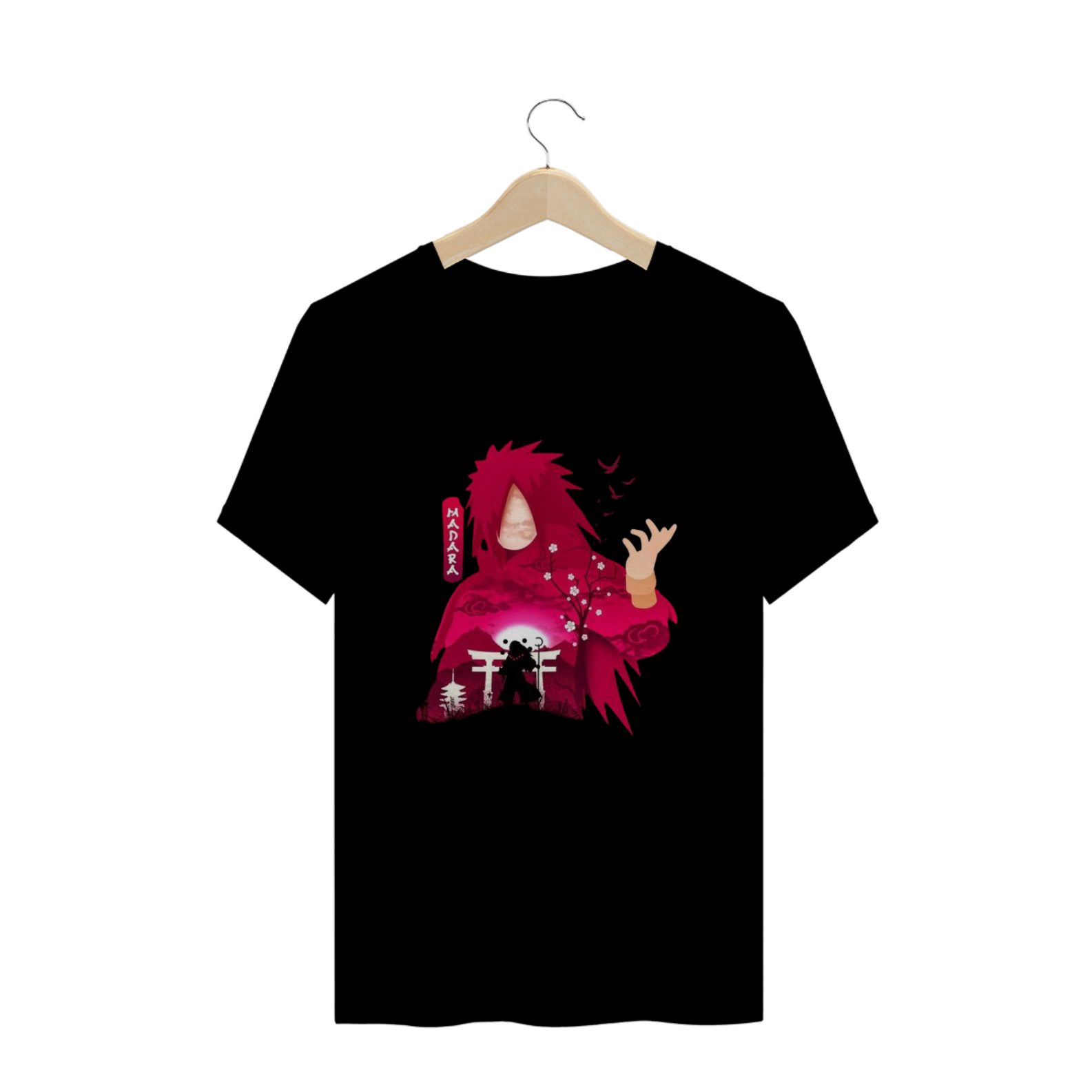 Nome do produto: Camisa T-shirt Plus Size - Madara Uchiha ( Naruto)
