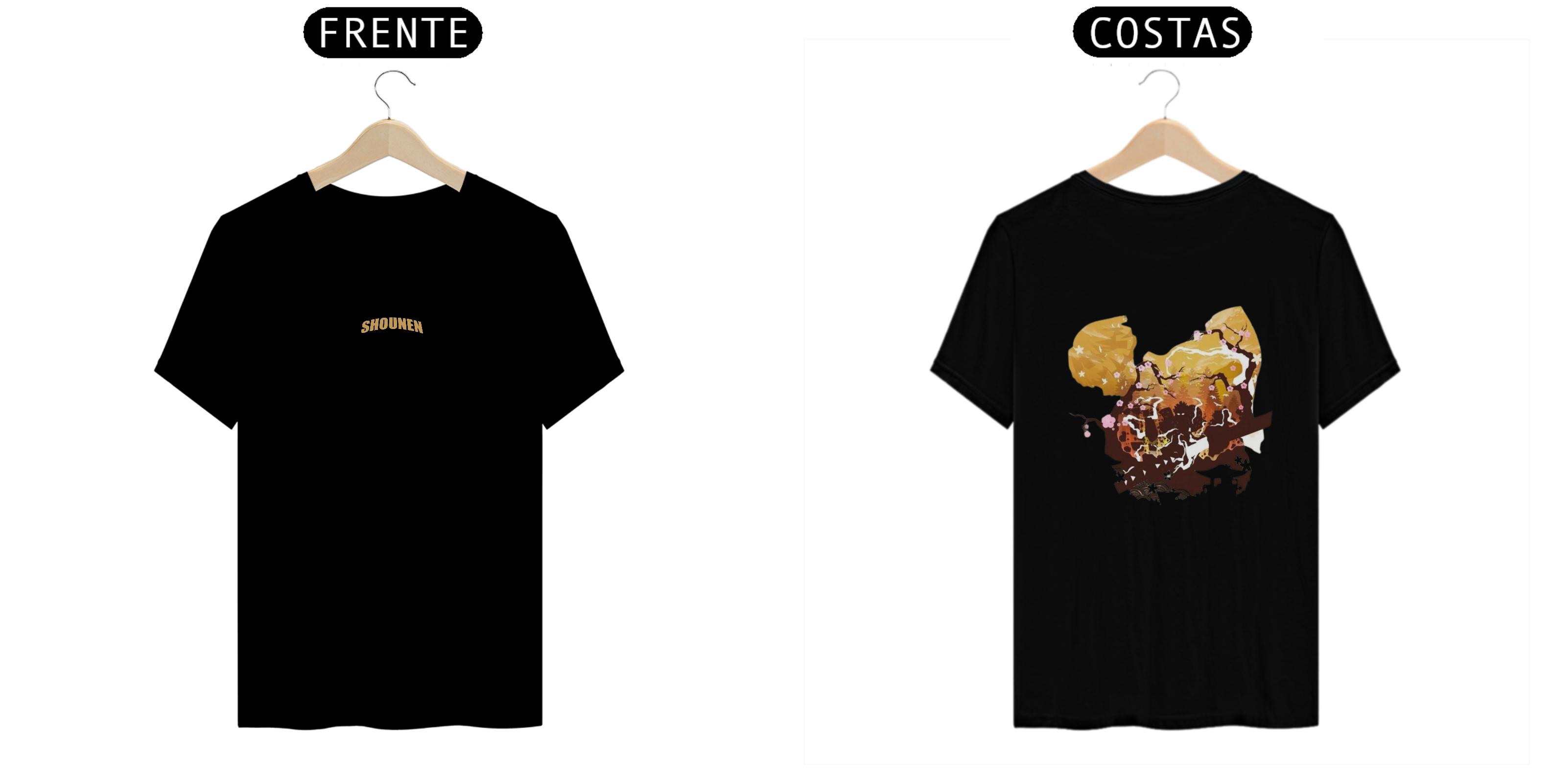 Nome do produto: Camisa T-shirt Premiun - Zenitsu (kimetsu no yaiba)