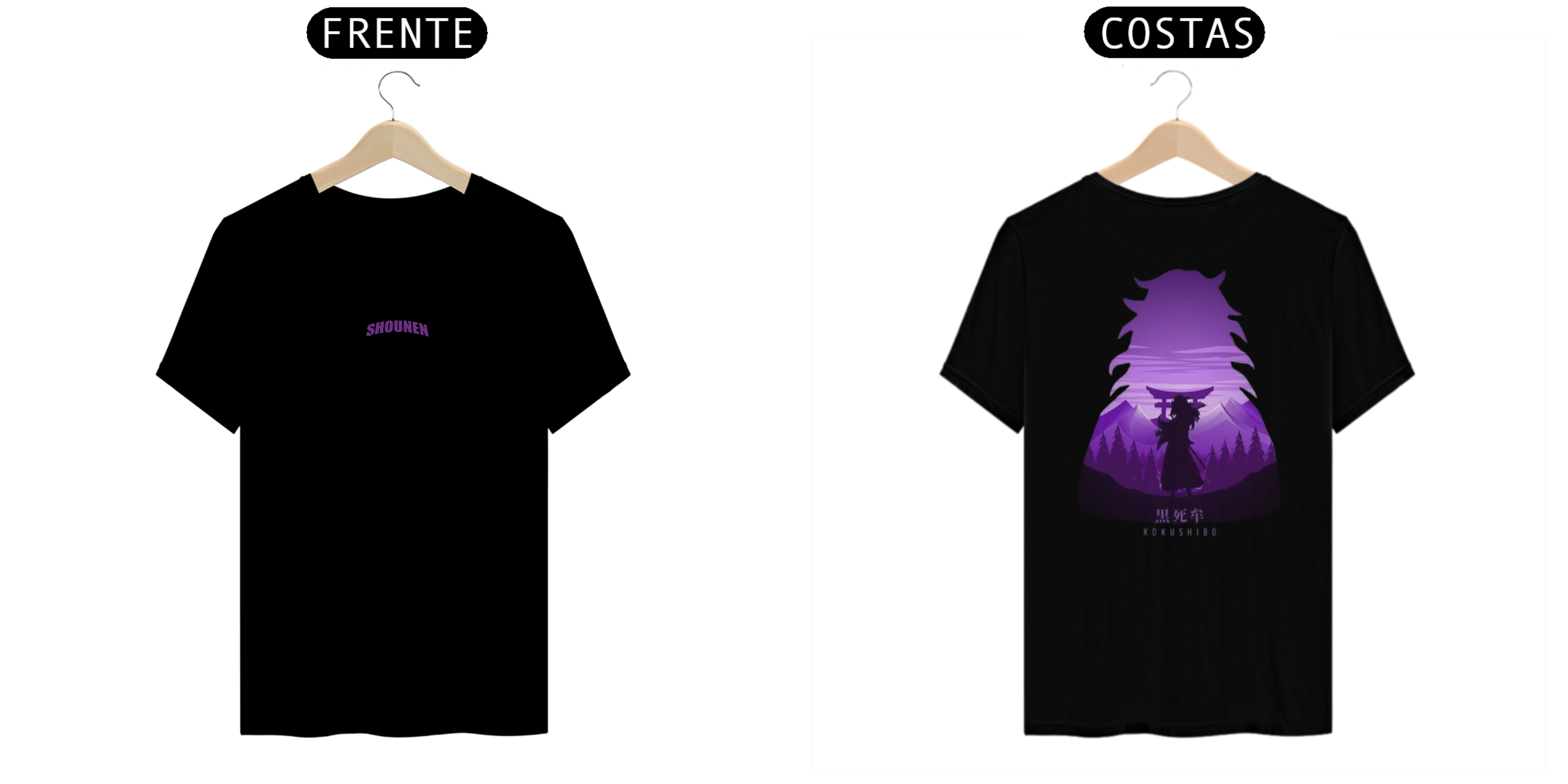 Nome do produto: Camisa T-shirt Premiun - Kokushibo (kimetsu no yaiba)